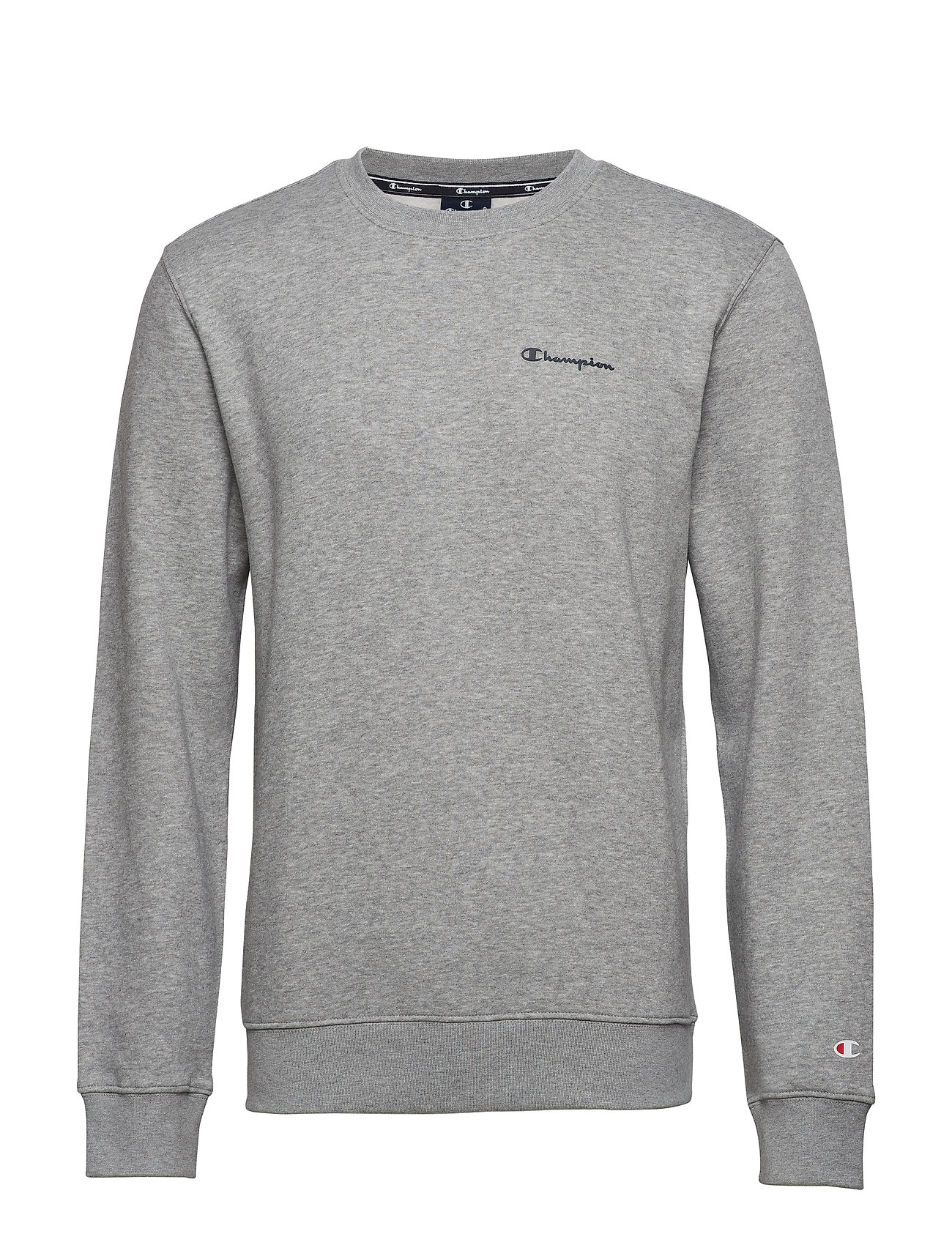 light gray crewneck sweatshirt