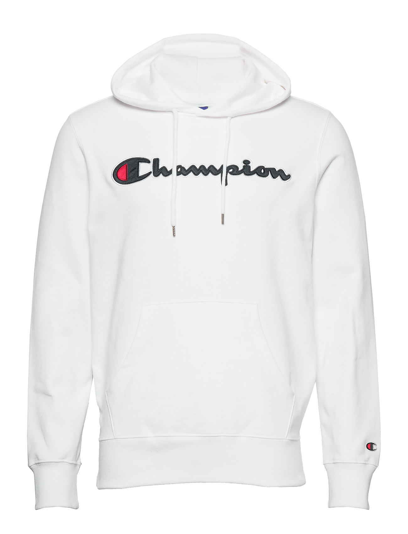 white champion hooded sweatshirt