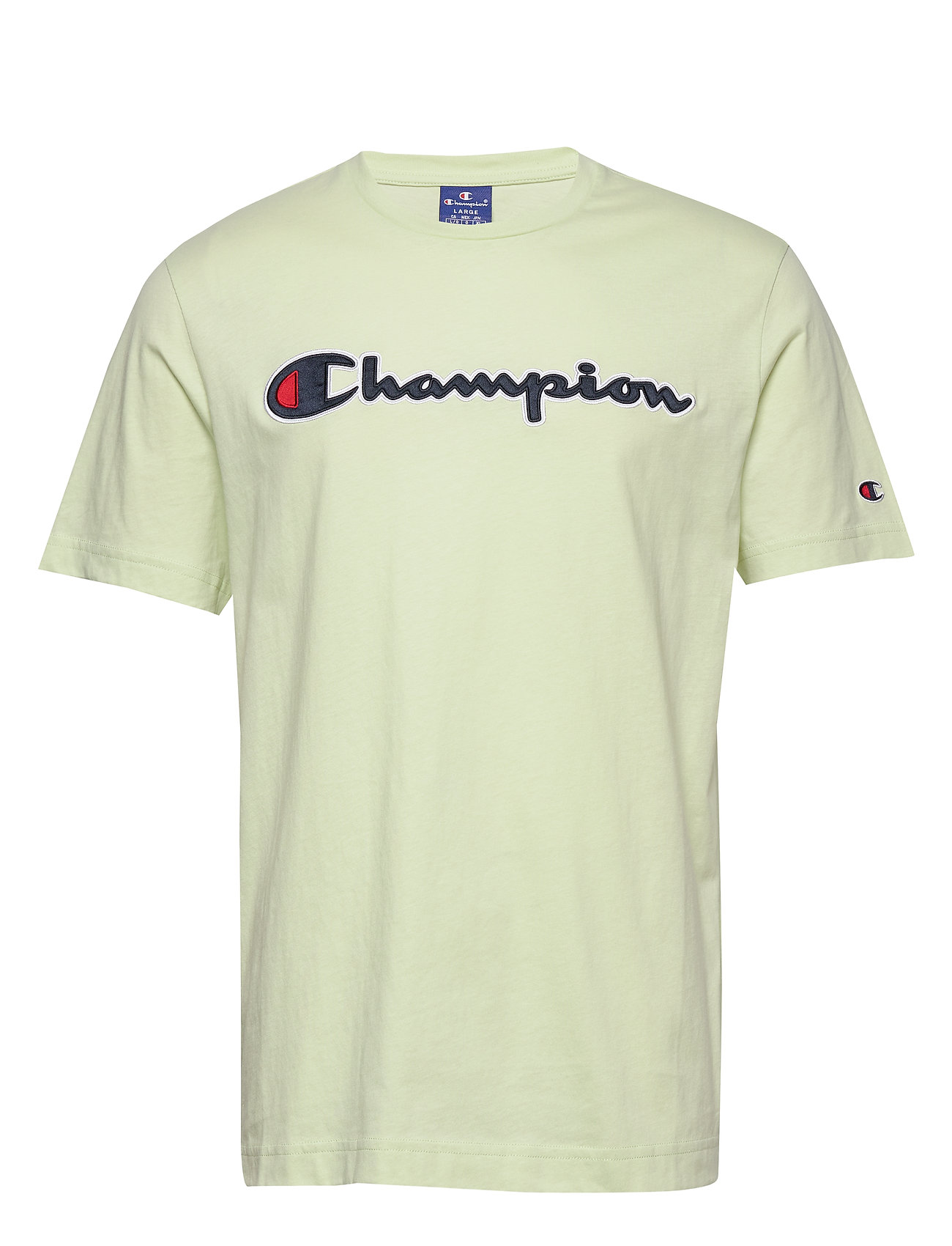 Sort Crewneck T-Shirt T-shirt Gul Champion kortærmede - Pashion.dk