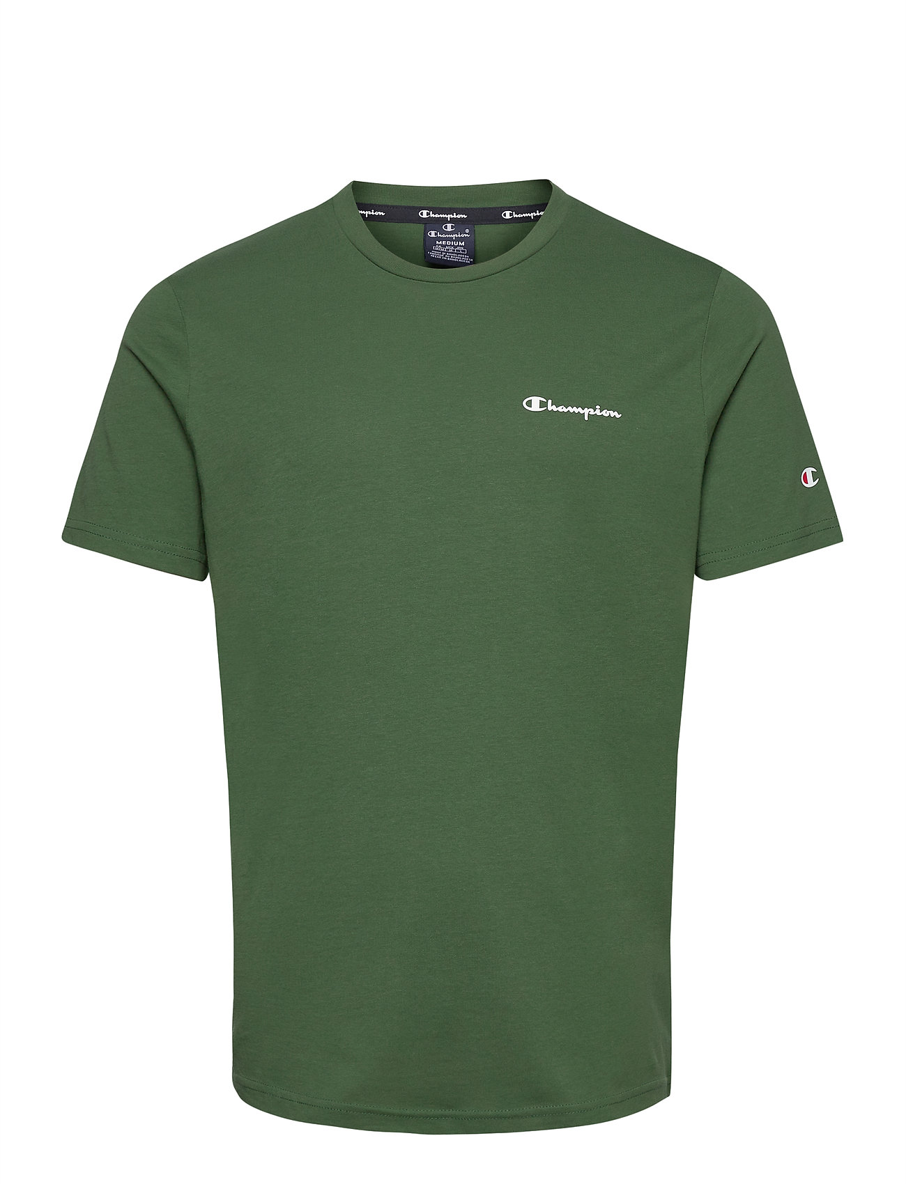 Crewneck T-Shirt T-shirts Short-sleeved Vihreä Champion