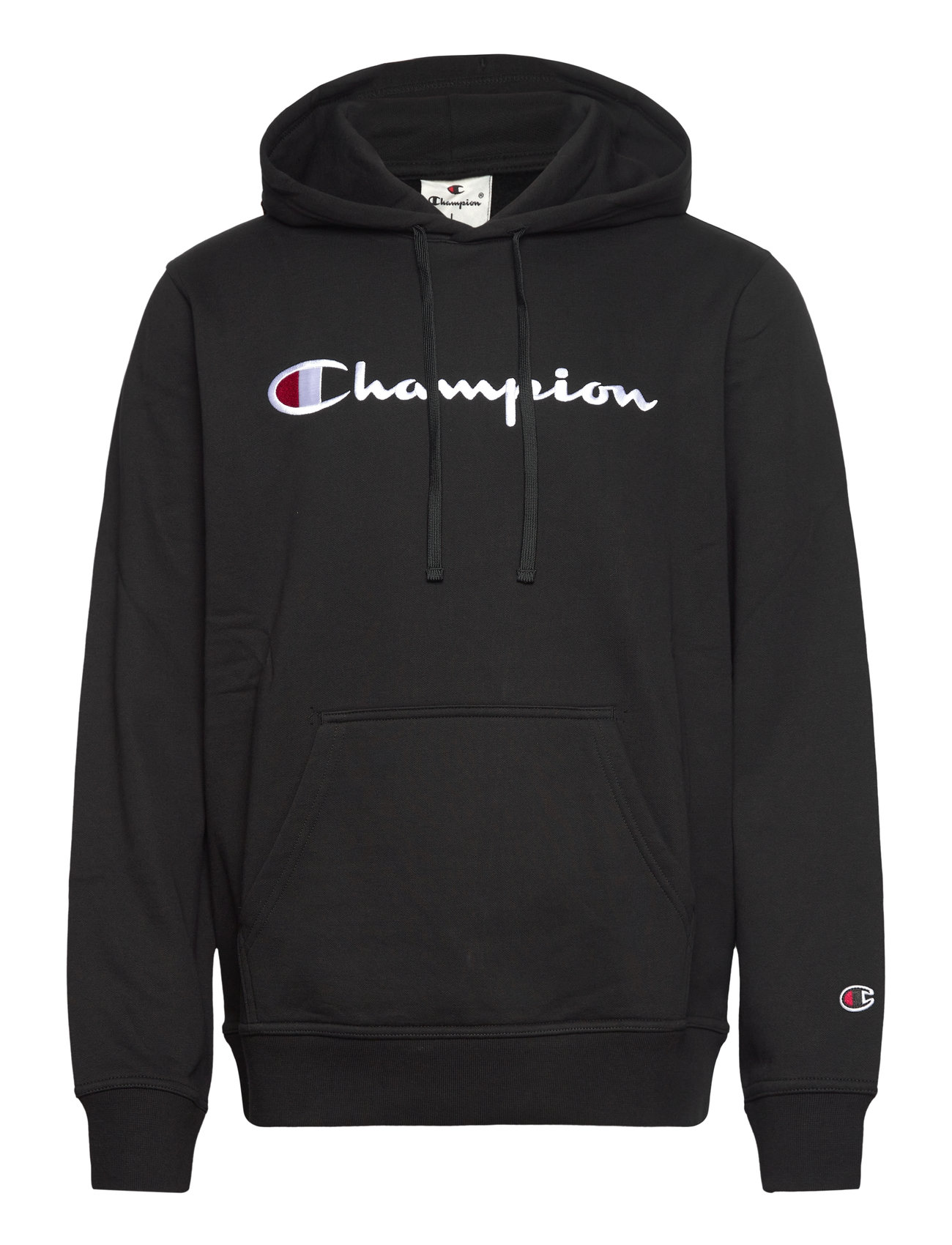 Hooded Sweatshirt Tops Sweatshirts & Hoodies Hoodies Black Champion