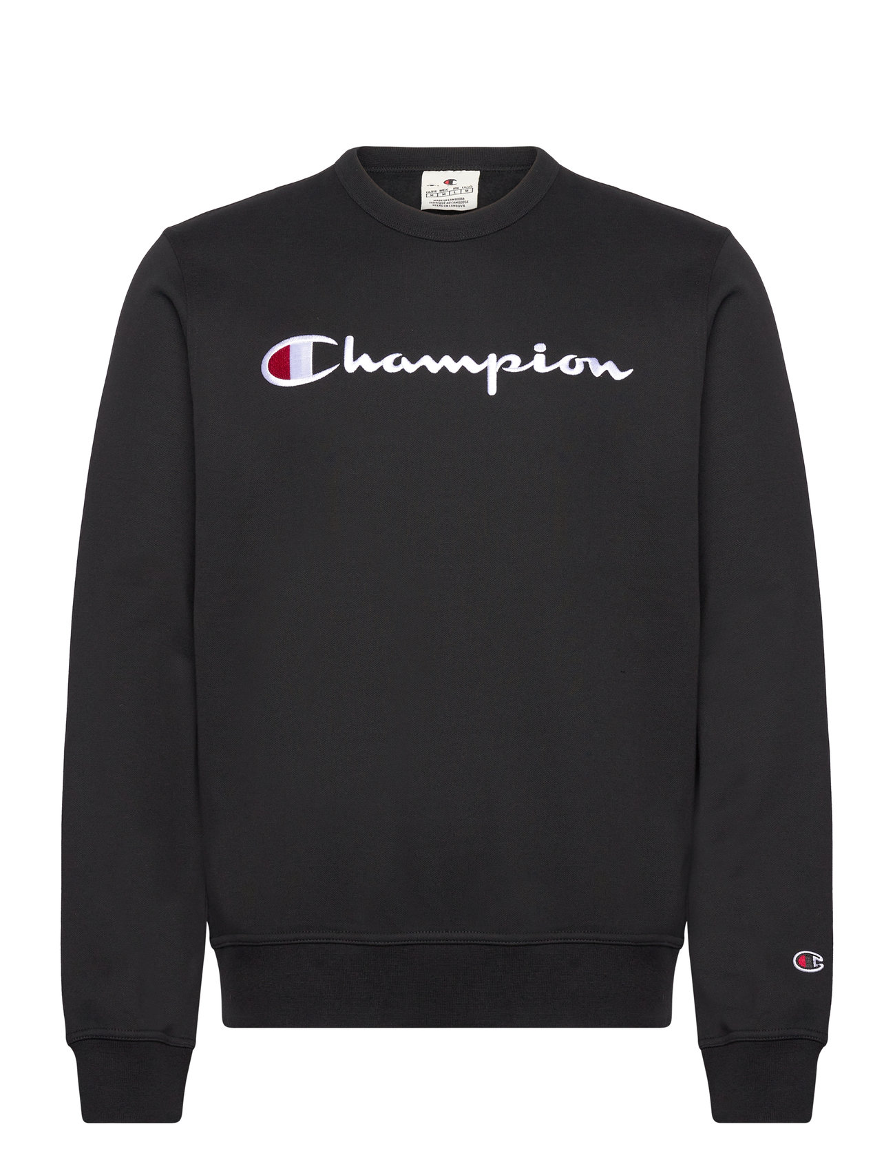 Crewneck Sweatshirt Tops Sweatshirts & Hoodies Sweatshirts Black Champion