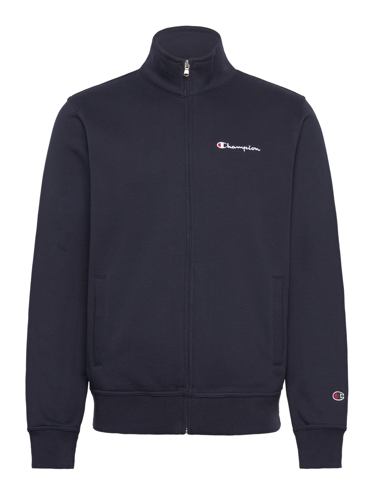 Champion Full Zip Sweatshirt Marinblå