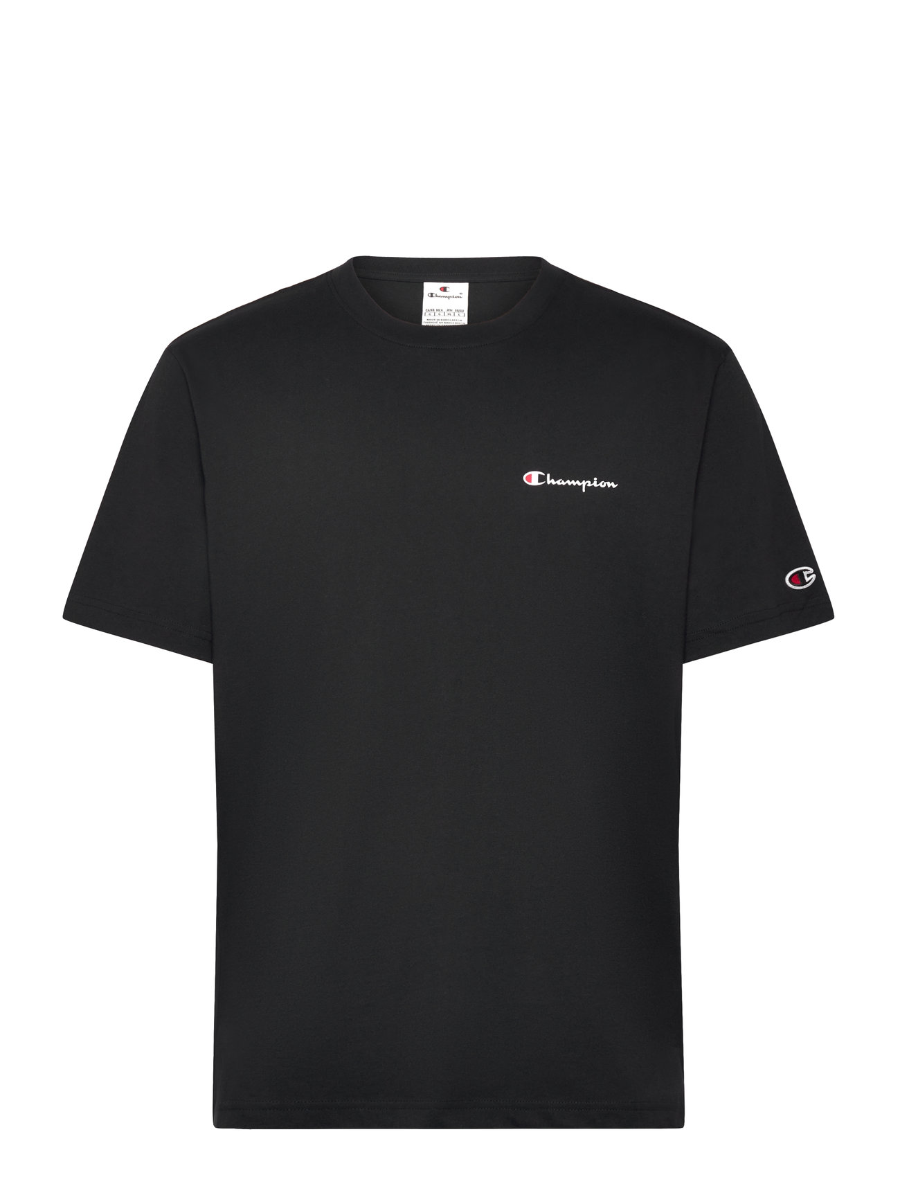 Ss Tee Tops T-Kortærmet Skjorte Black Champion