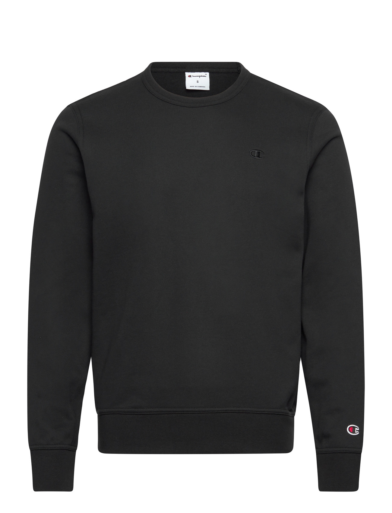 Champion Crewneck Sweatshirt, XXL, Black, Sweatshirts & Hættetrøjer > Sweatshirts, Herre