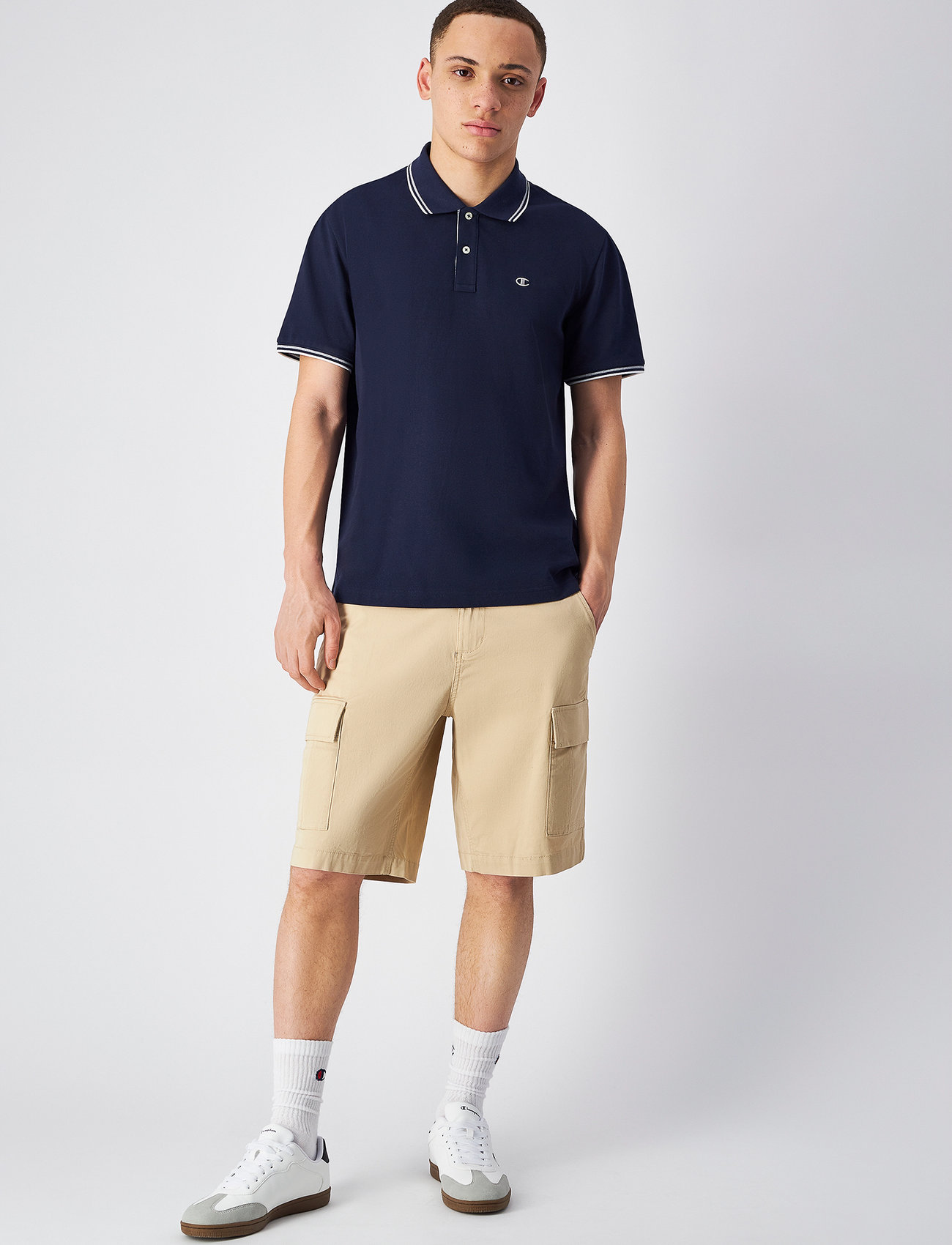 Champion Polo, S, Navy, Poloer > Kortærmede, Herre