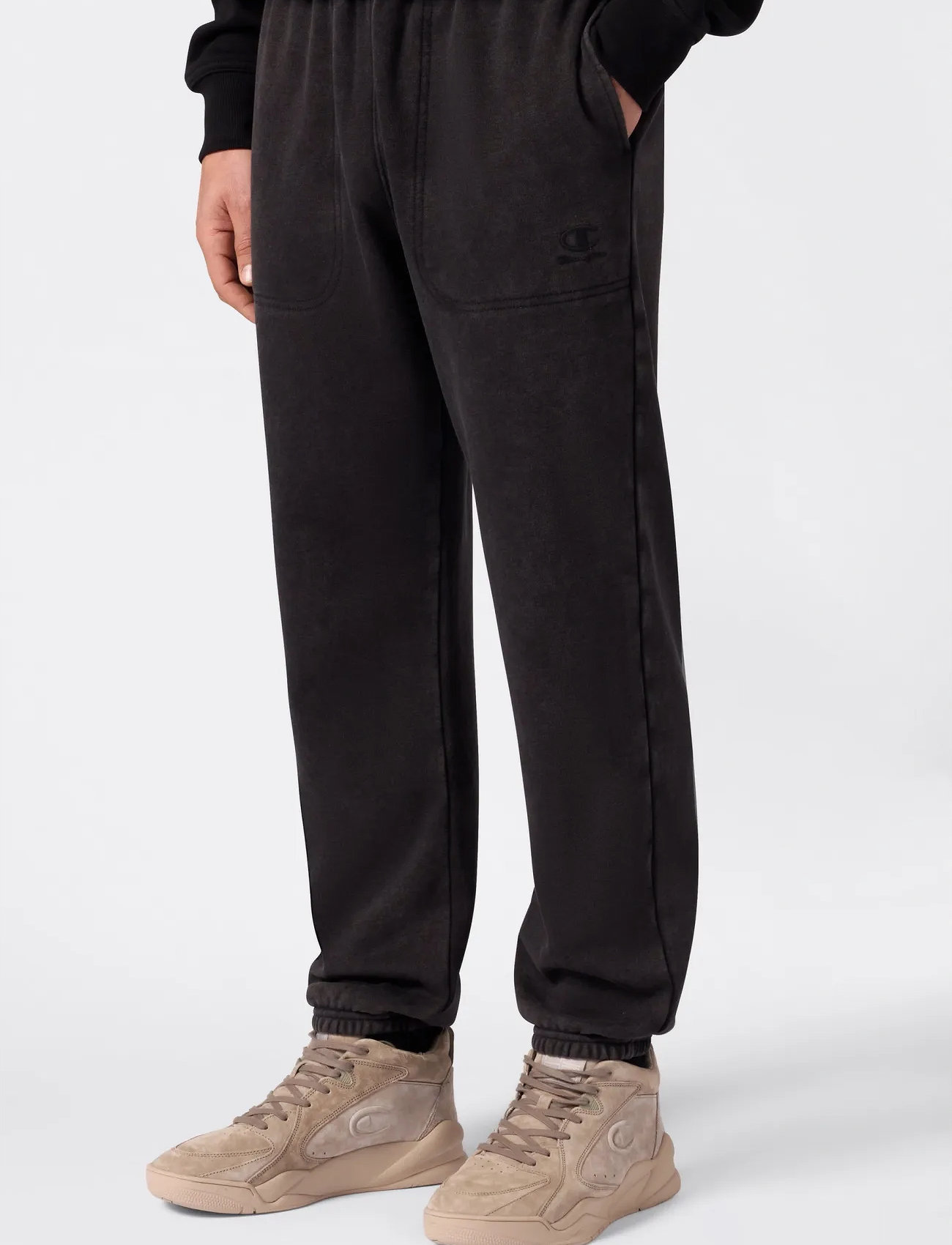 Champion Elastic Cuff Pants, XS, Black, Underdele > Joggingbukser, Herre