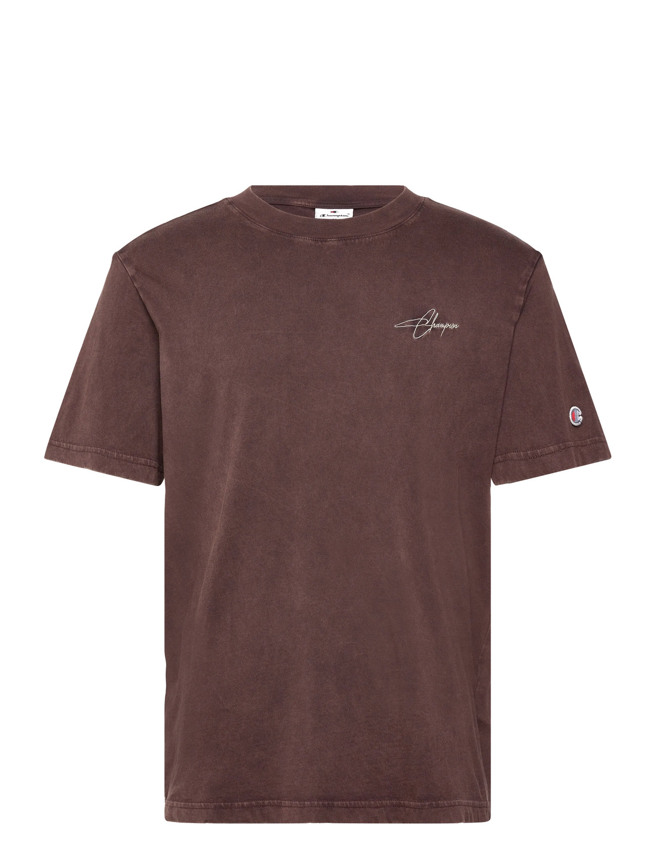 CHAMPION Crewneck T-Shirt Braun - M - Herren