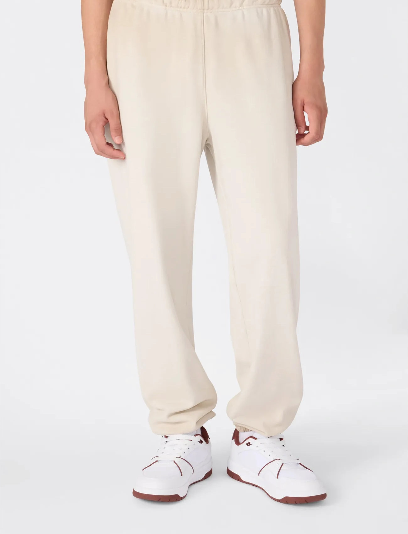 Champion Elastic Cuff Pants, XL, Beige, Underdele > Joggingbukser, Herre
