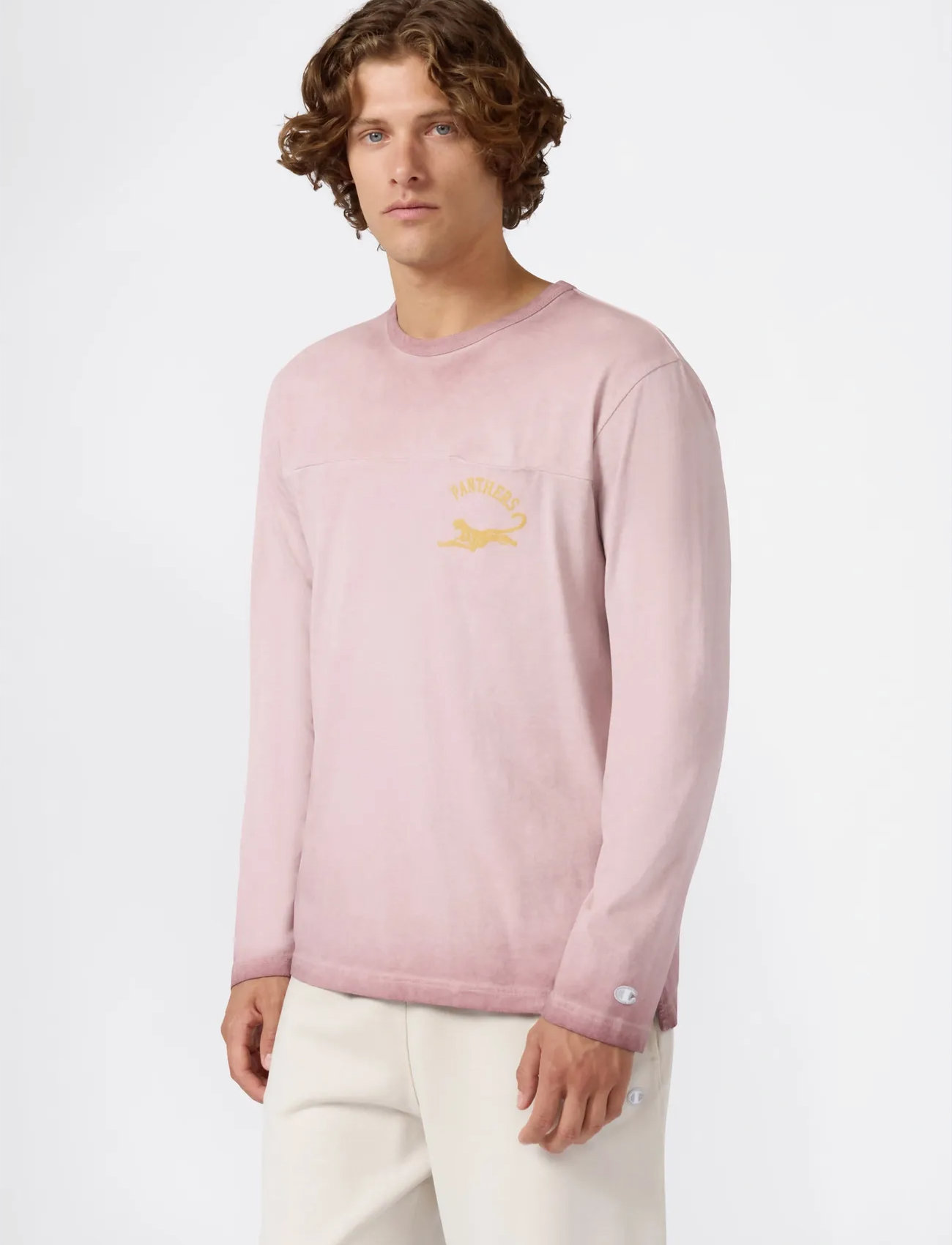 Champion Ls Tee, XL, Pink, T-Shirts > Langærmede, Herre