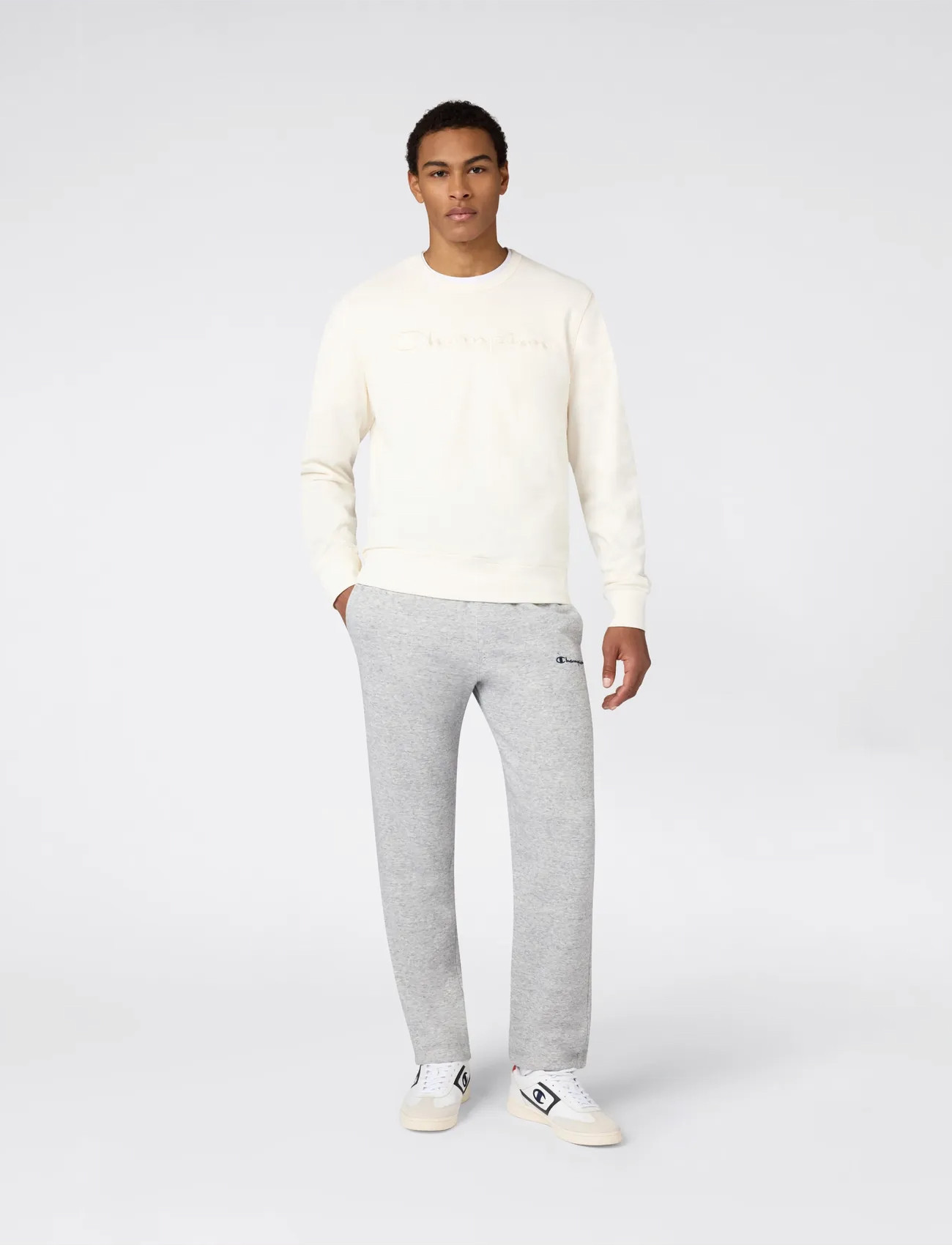 Champion Straight Hem Pants, M, Grey, Sport Pants > Sport Sweatpants, Herre