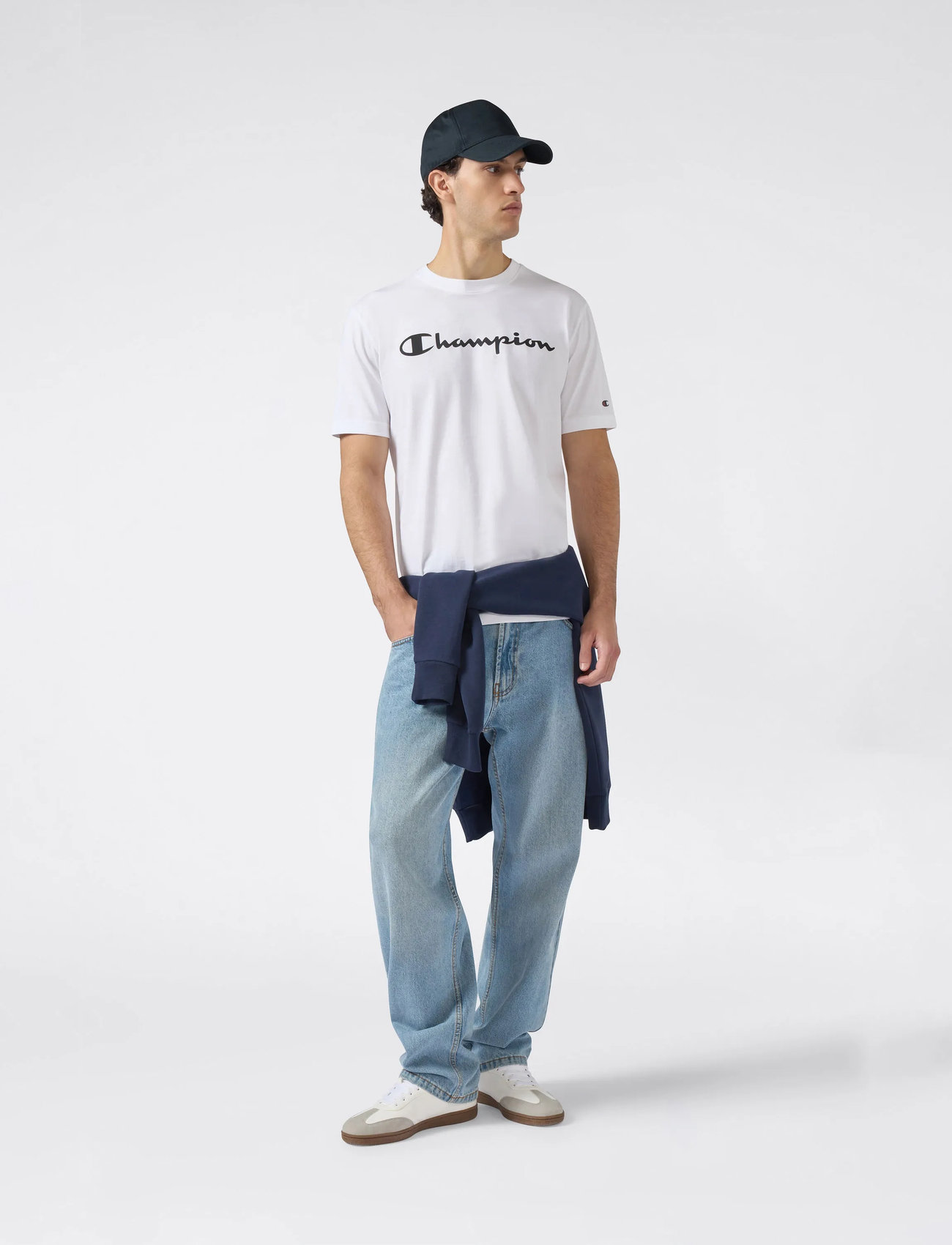 Champion Ss Tee, XXL, White, T-Shirts > Kortærmede, Herre