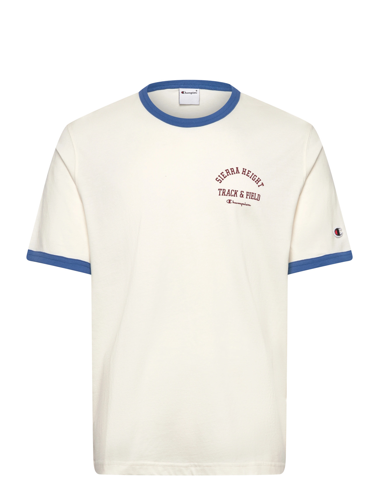Champion Ringer T-Shirt, L, Cream, Sport Overdele > Sport T-shirts, Herre