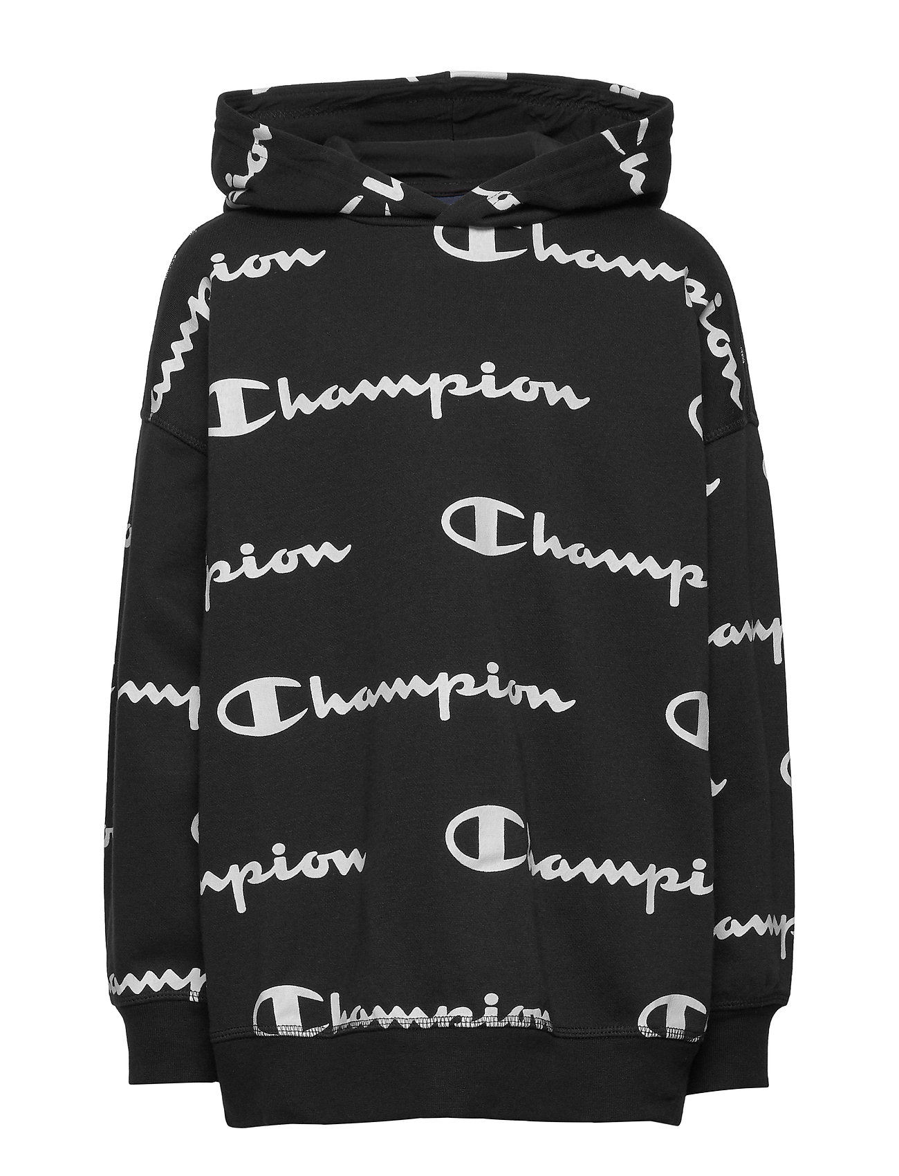 champion hooded sweatshirt black