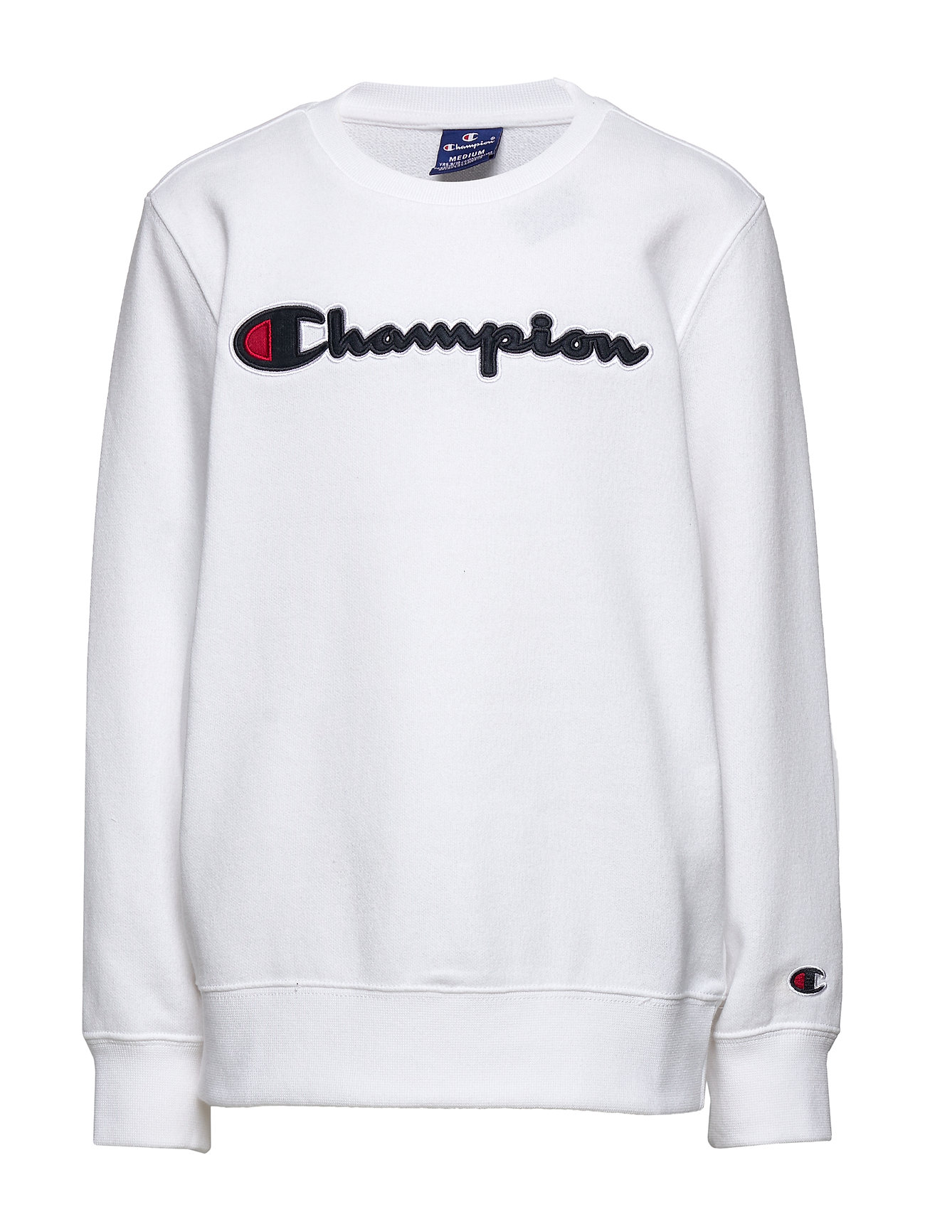 all white champion sweater