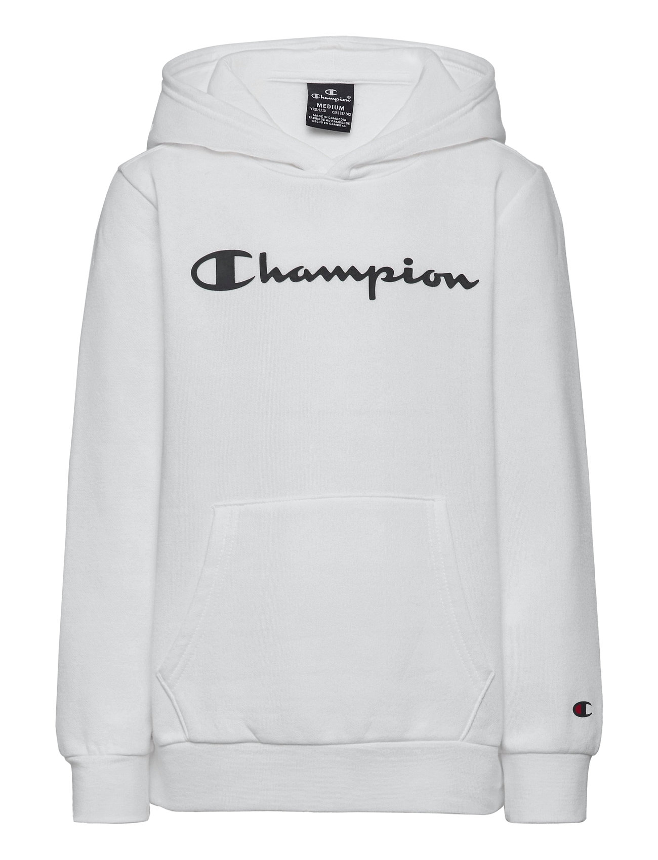 billig molekyle Overflødig Sort Champion Hooded Sweatshirt Hoodie Trøje Hvid Champion hoodies for børn  - Pashion.dk
