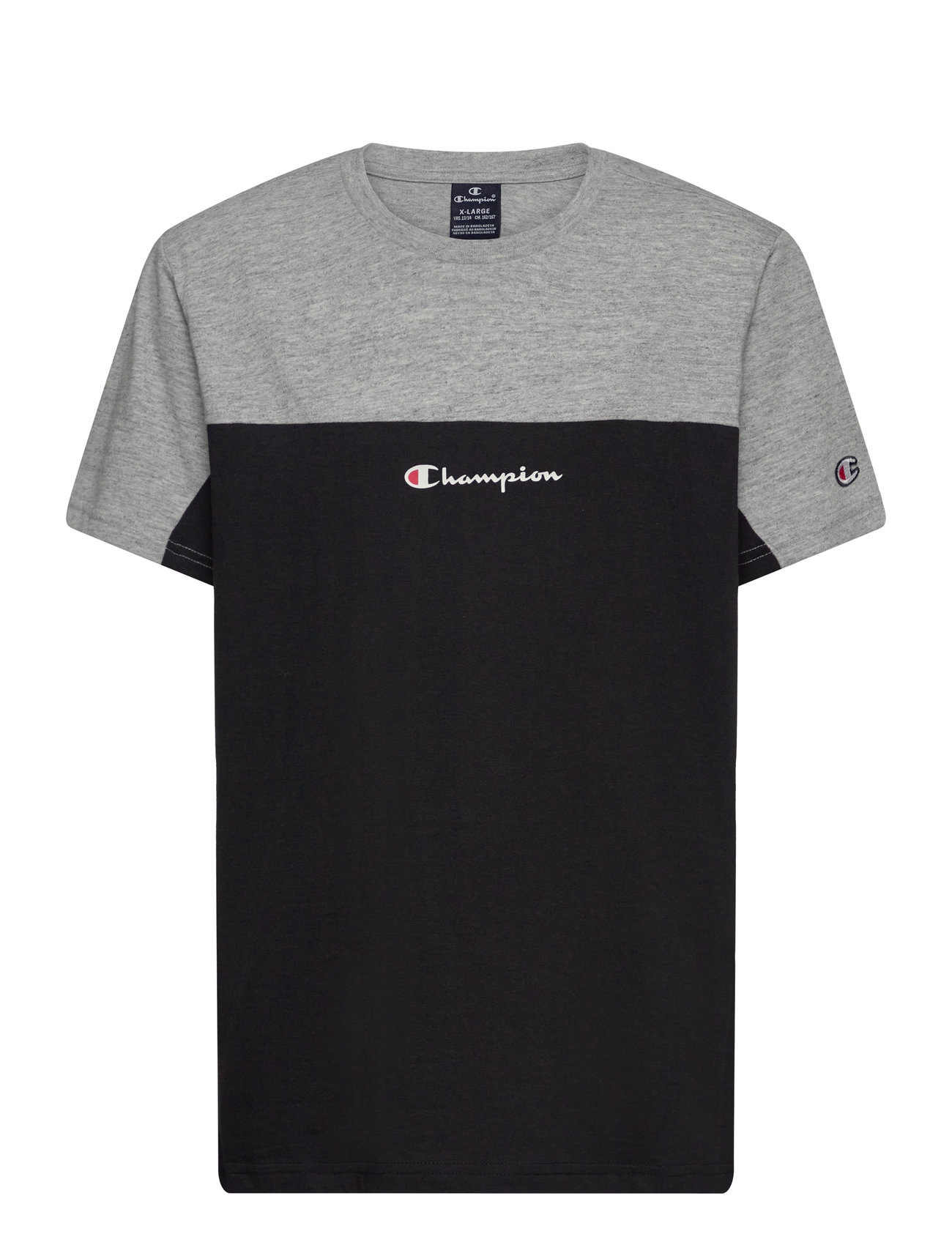 Crewneck T-Shirt Sport T-Kortærmet Skjorte Black Champion