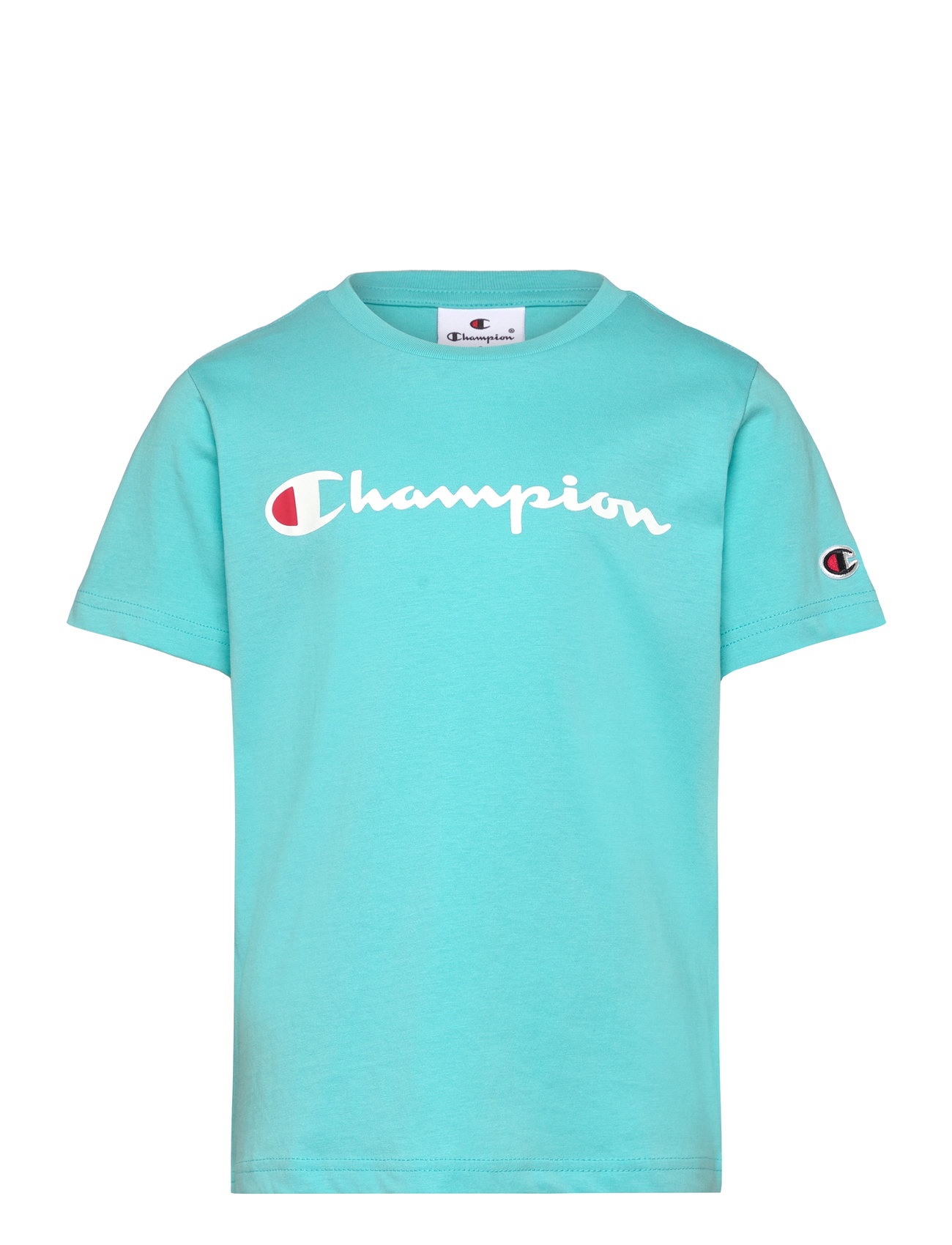 CHAMPION Ss Tee Blau - 114-119 - Kinder