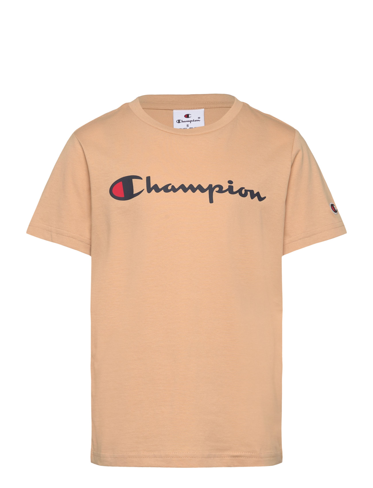 CHAMPION Ss Tee Beige - 114-119 - Kinder