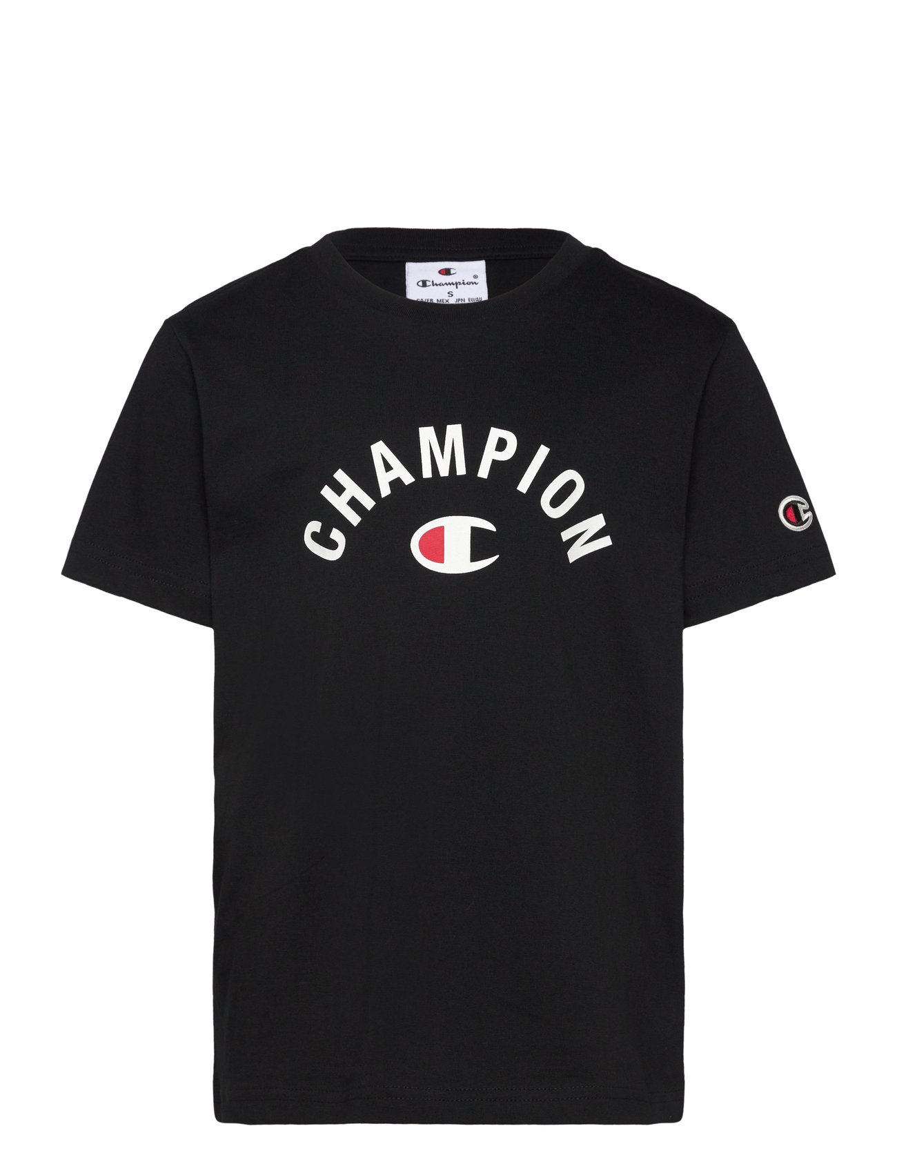 CHAMPION Ss Tee Schwarz - 114-119 - Kinder