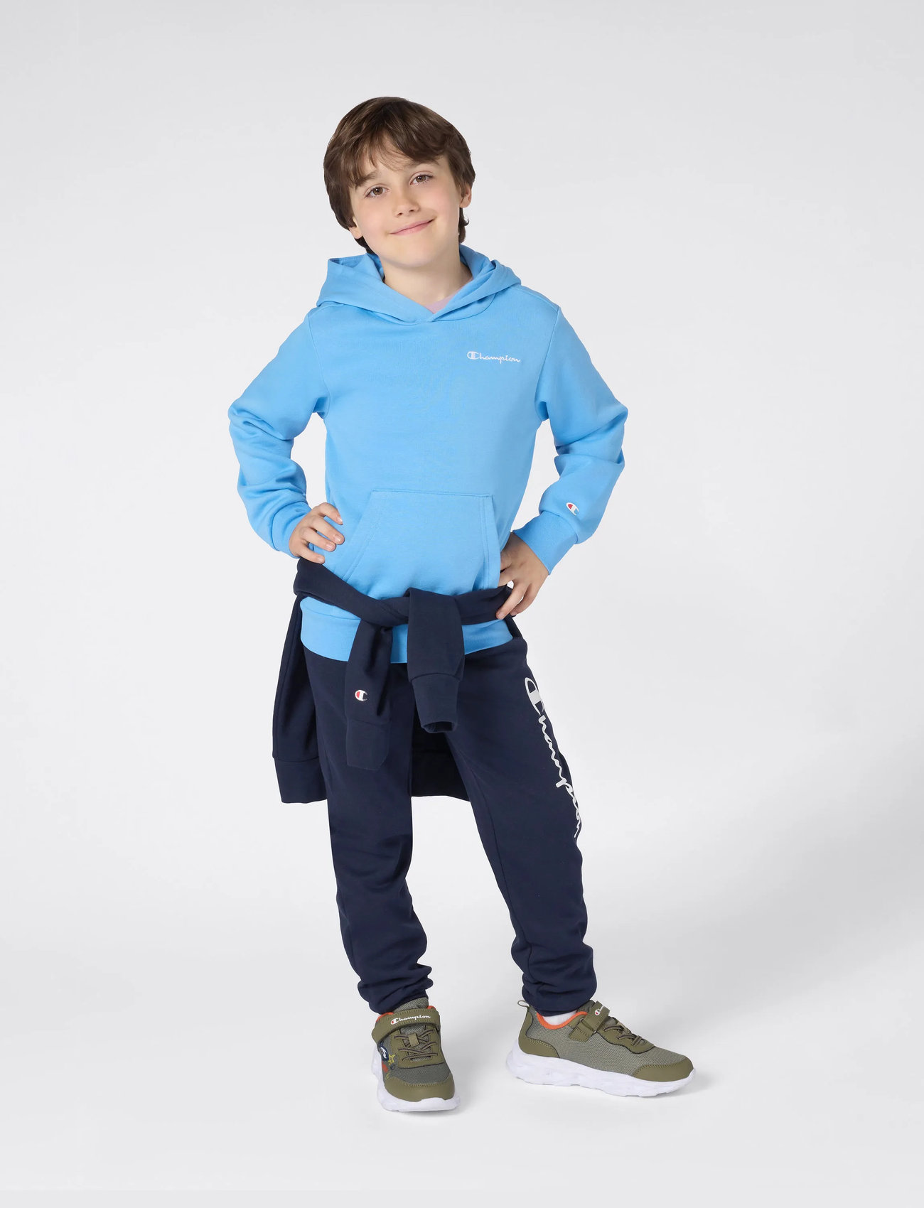 Champion Hooded Sweatshirt, 150-155, Blue, Sweatshirts & Hoodies - Hoodies, Børn