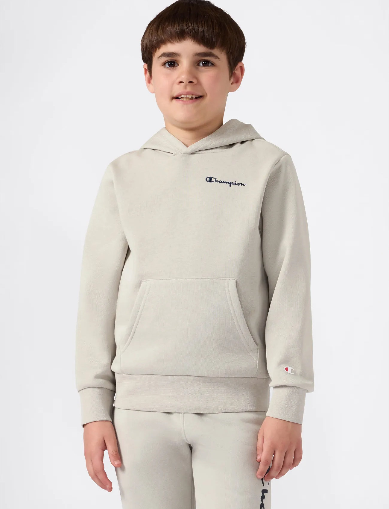 Champion Hooded Sweatshirt, 162-167, Beige, Sweatshirts & Hættetrøjer > Hættetrøjer, Børn