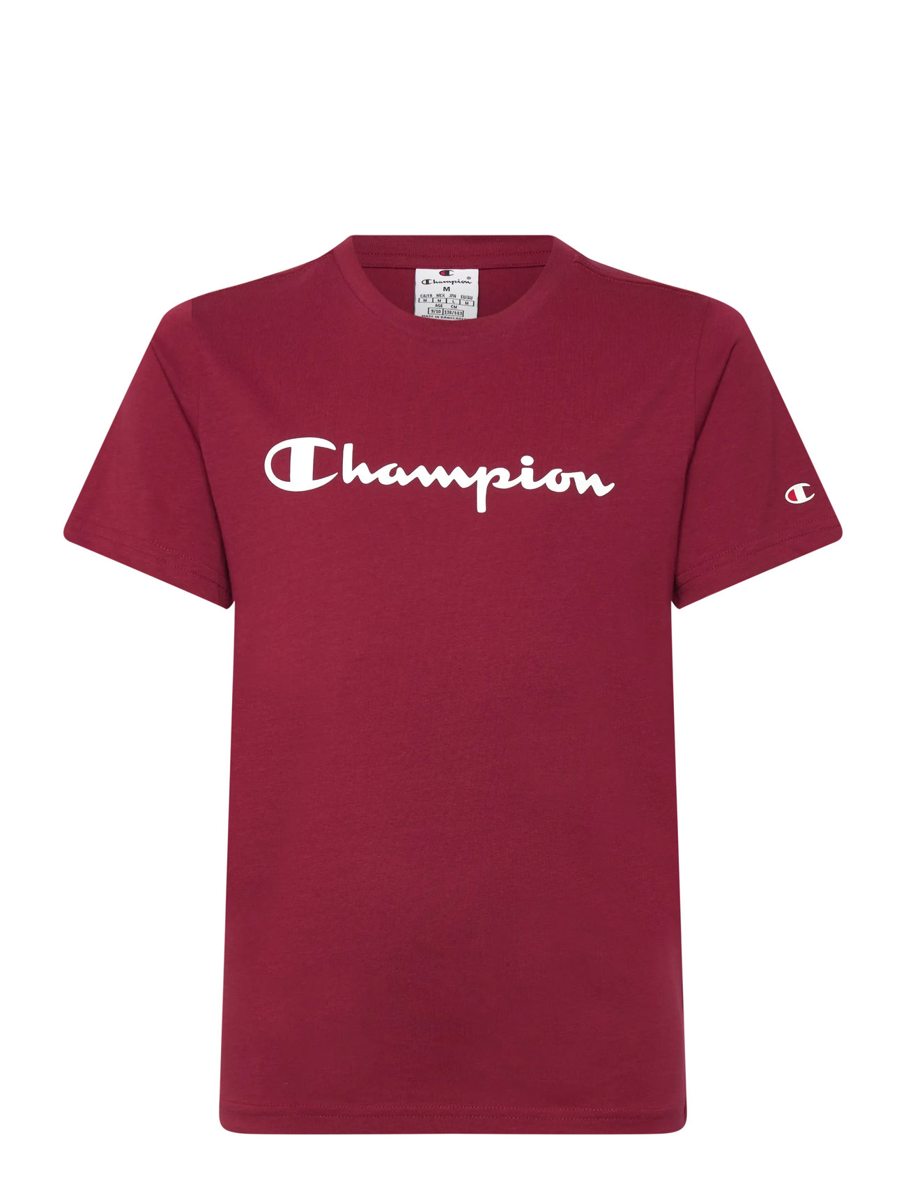 CHAMPION Ss Tee Burgundy - 150-155 - Kinder