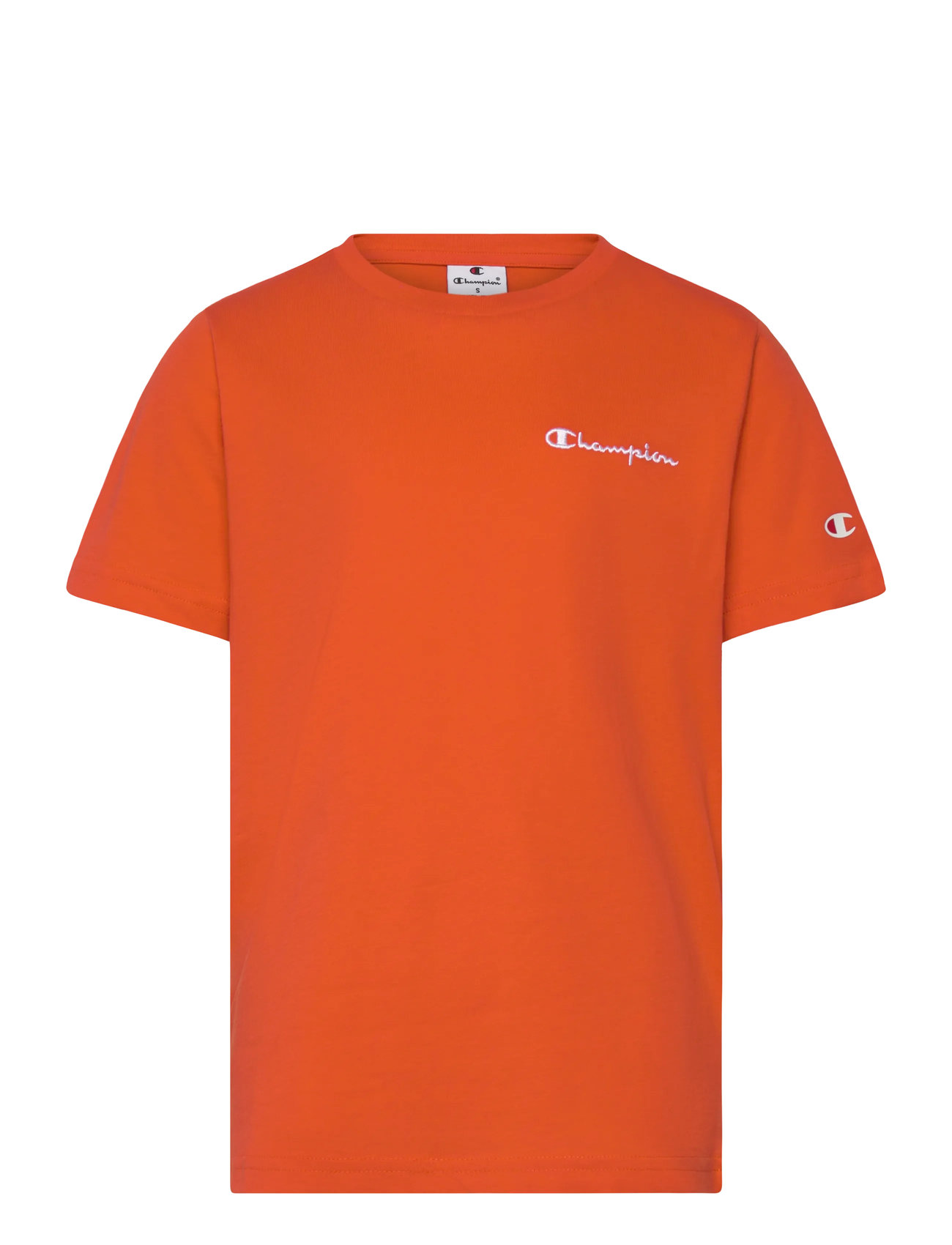 CHAMPION Ss Tee Orange - 162-167 - Kinder