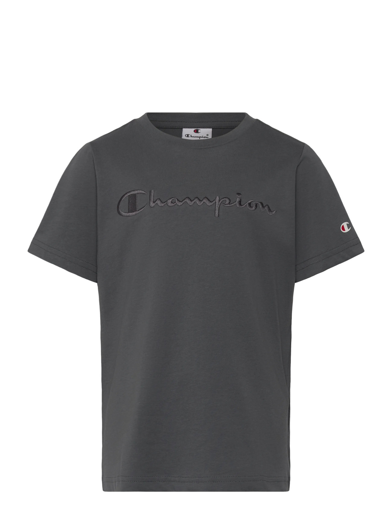 CHAMPION Ss Tee Grau - 114-119 - Kinder