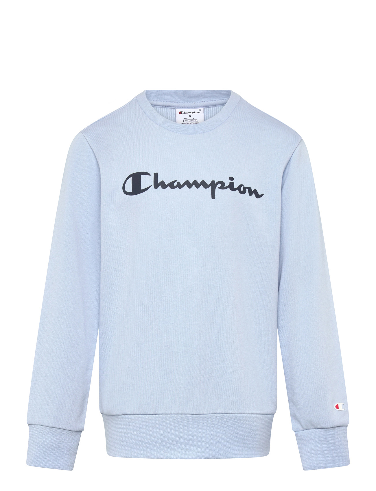 Champion Crewneck Sweatshirt, 126-131, Blue, Sweatshirts & Hættetrøjer > Sweatshirts, Børn
