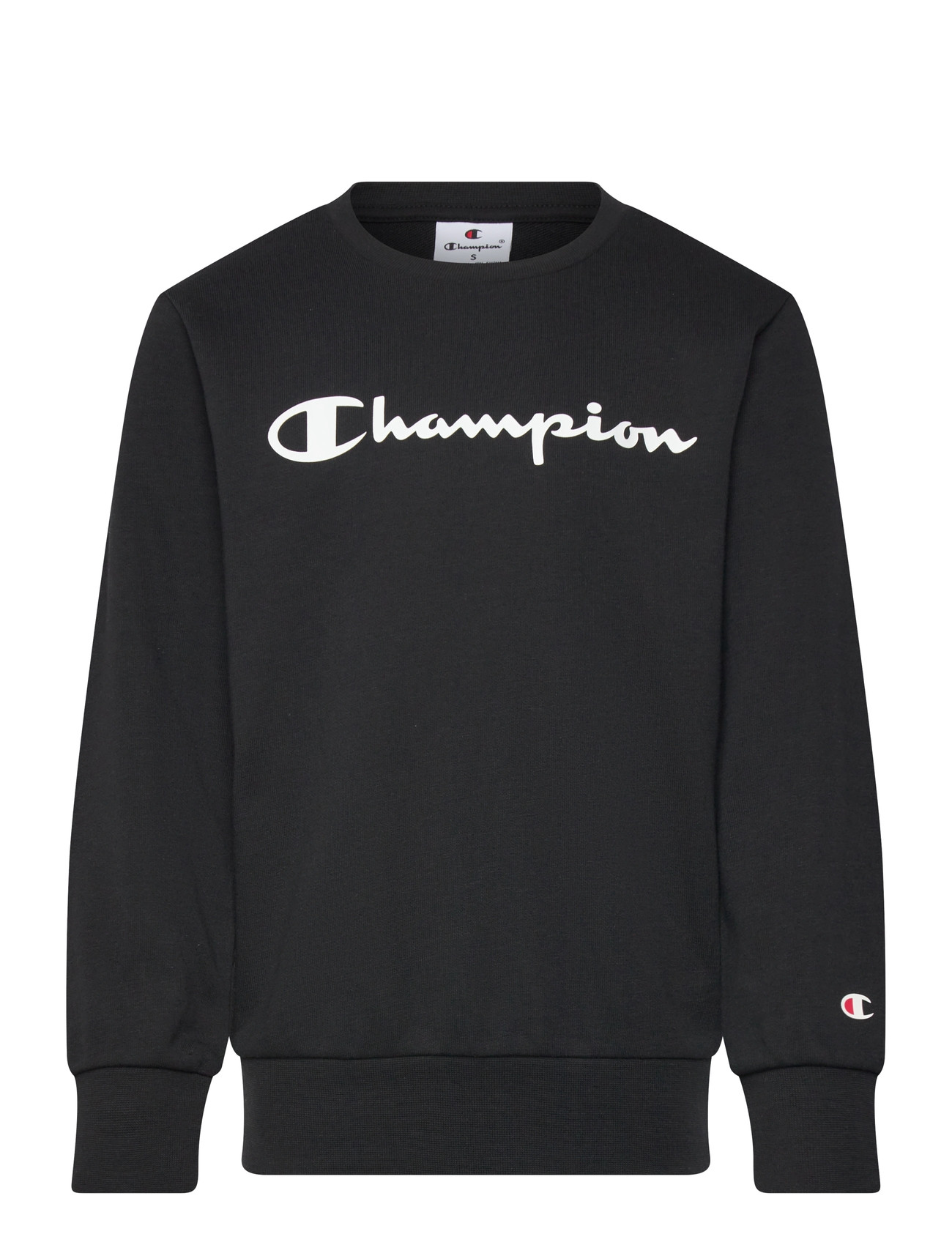 Champion Crewneck Sweatshirt, 138-143, Black, Sweatshirts & Hættetrøjer > Sweatshirts, Børn