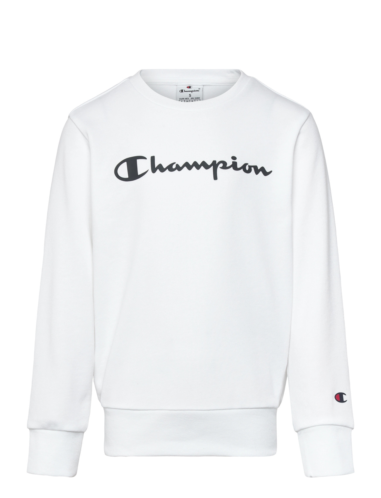 Champion Crewneck Sweatshirt, 138-143, White, Sweatshirts & Hættetrøjer > Sweatshirts, Børn