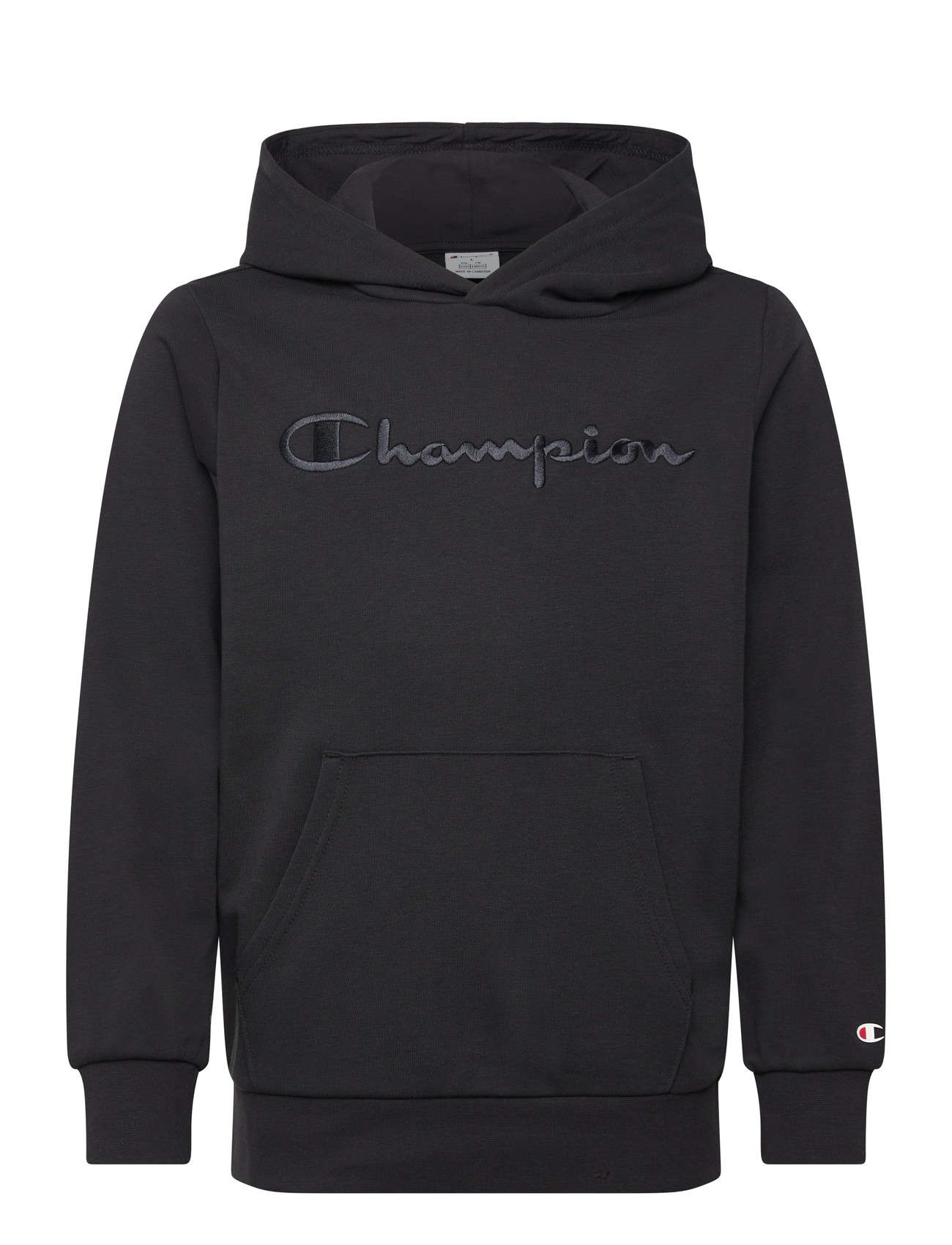 CHAMPION Hooded Sweatshirt Schwarz - 114-119 - Kinder