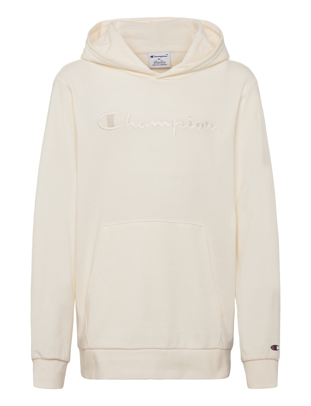CHAMPION Hooded Sweatshirt Cream - 150-155 - Kinder