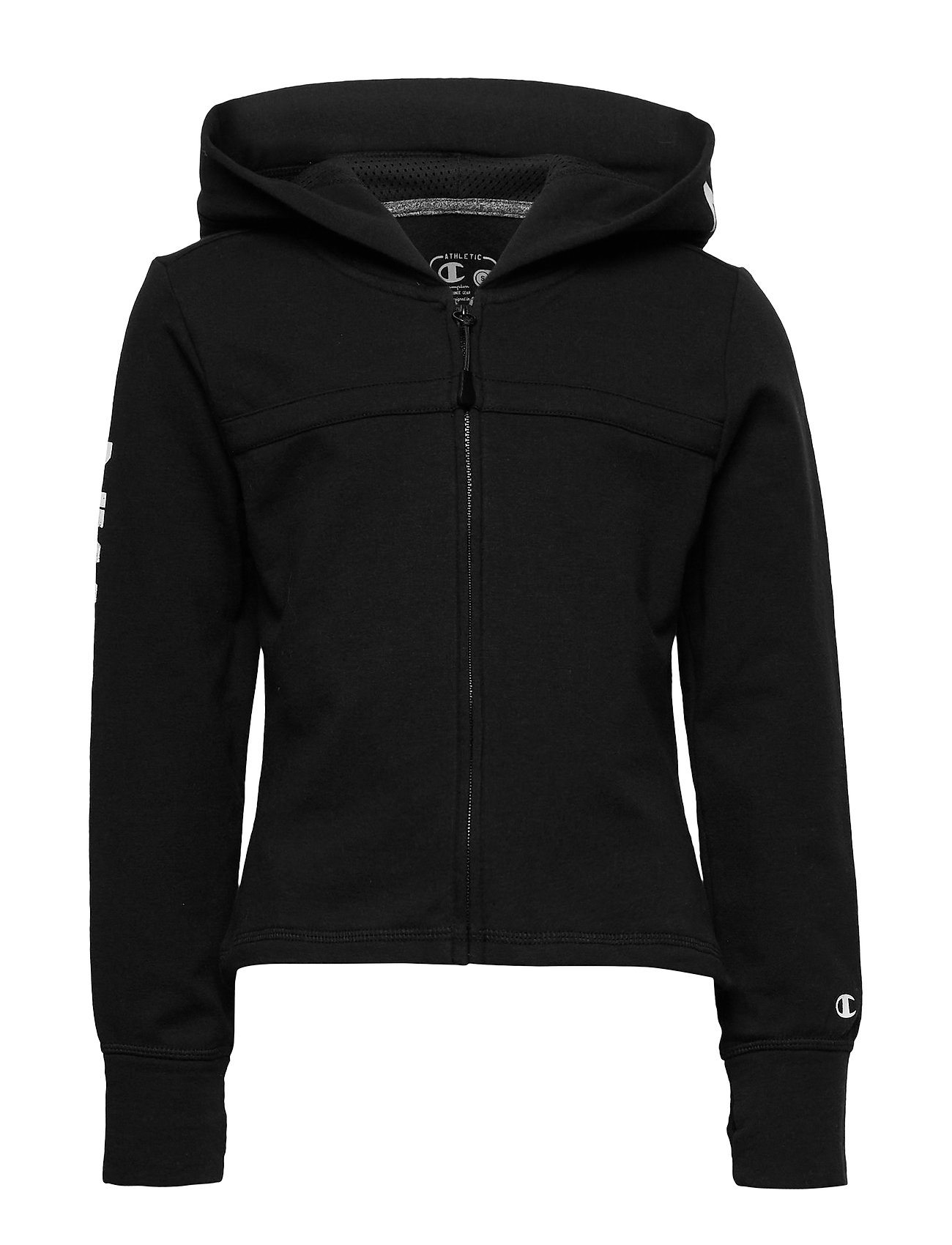 Champion Hooded Full Zip Sweatshirt (Black), 169 kr | Stort udvalg af designer mærker | Booztlet.com