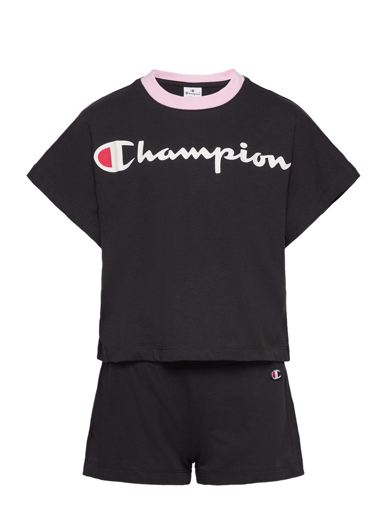 Set Sport Sets With Short-sleeved T-shirt Black Champion