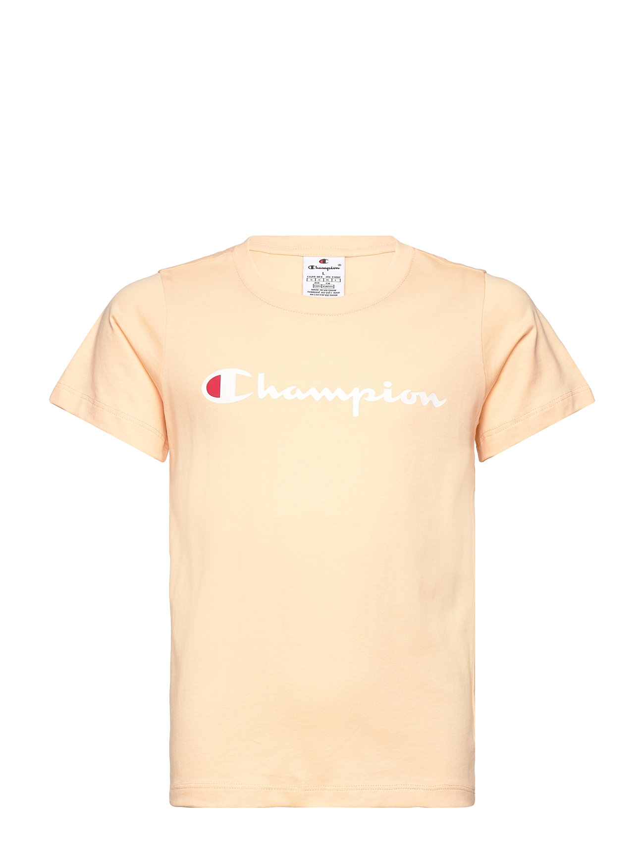 CHAMPION Crewneck T-Shirt Beige - 174-179 - Kinder
