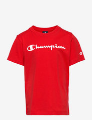 Crewneck T-Shirt - HIGH RISK RED