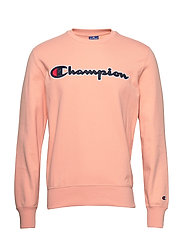 coral champion crewneck