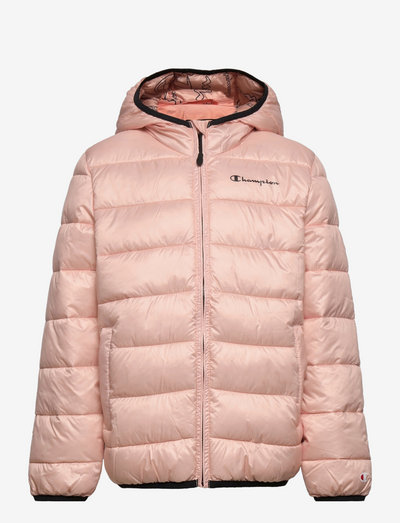 champion puffer jacket pink