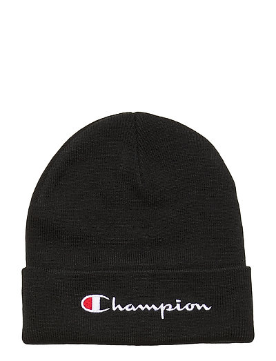 champion beanie hat black