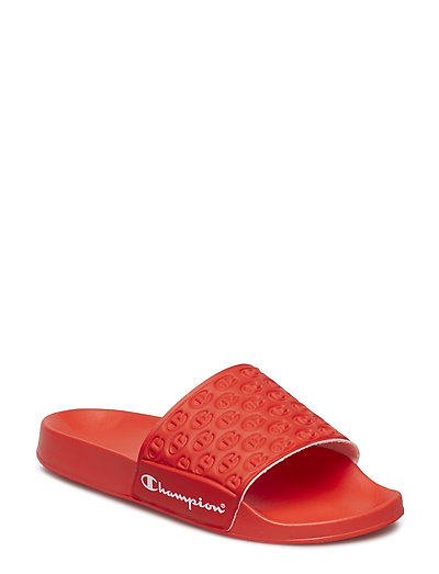 all red champion slides