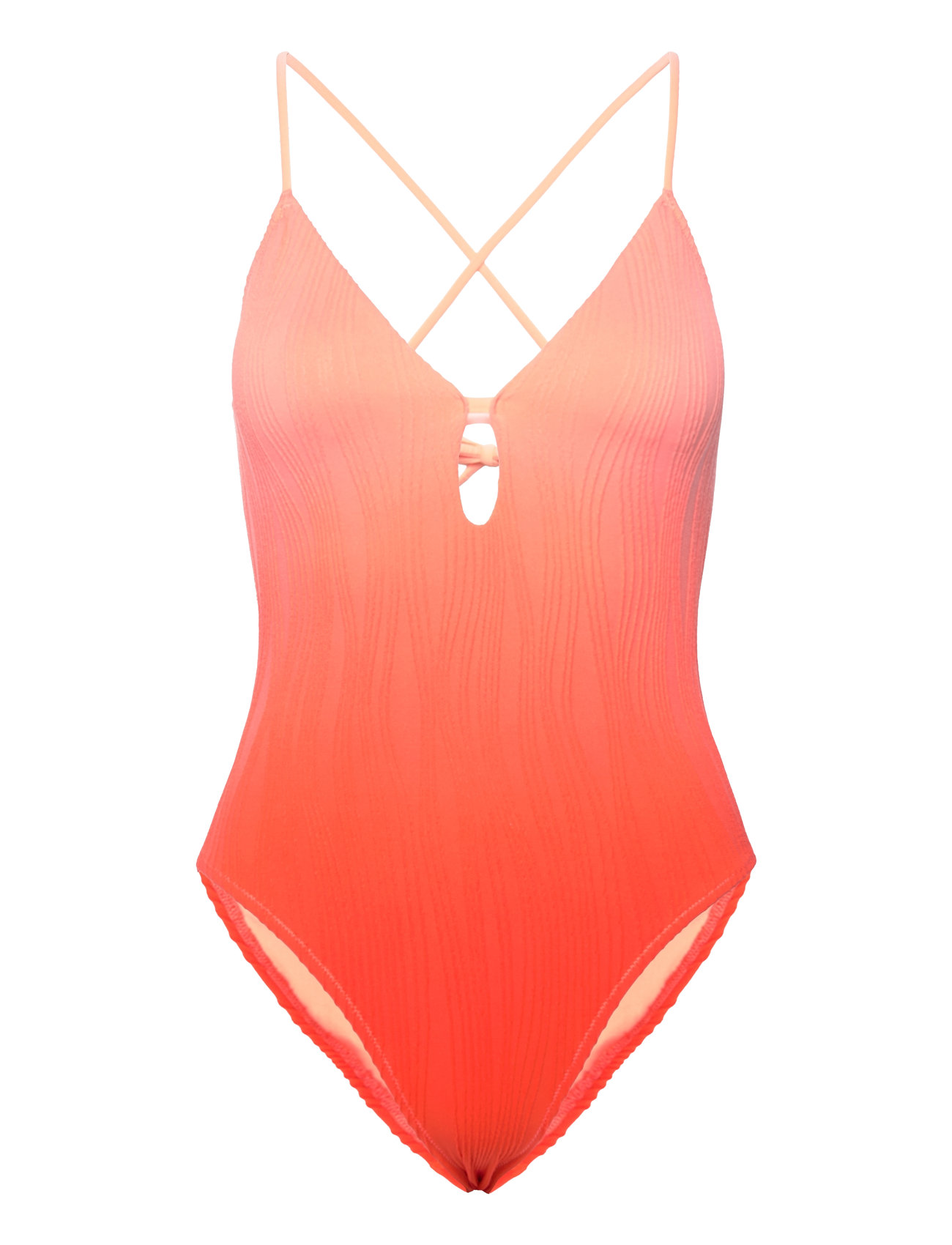 Pulp Swim Bikini Wirefree Plunge T-Shirt Swimsuit Badedragt Badetøj Orange Chantelle Beach