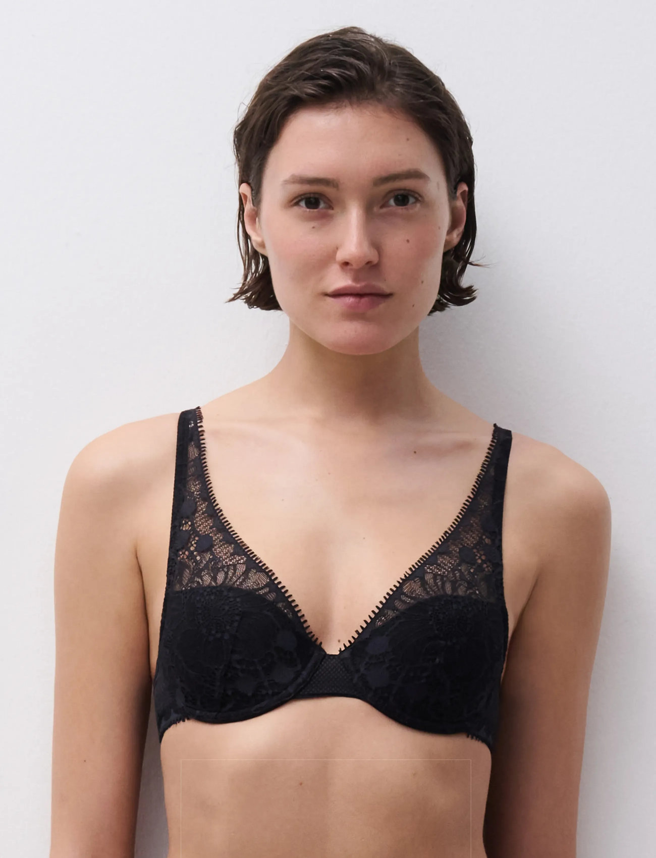 CHANTELLE Day To Night Plunge Spacer Bra, B x 70, Black, Bh'Er & Toppe > Plunge-Bh'Er, Dame