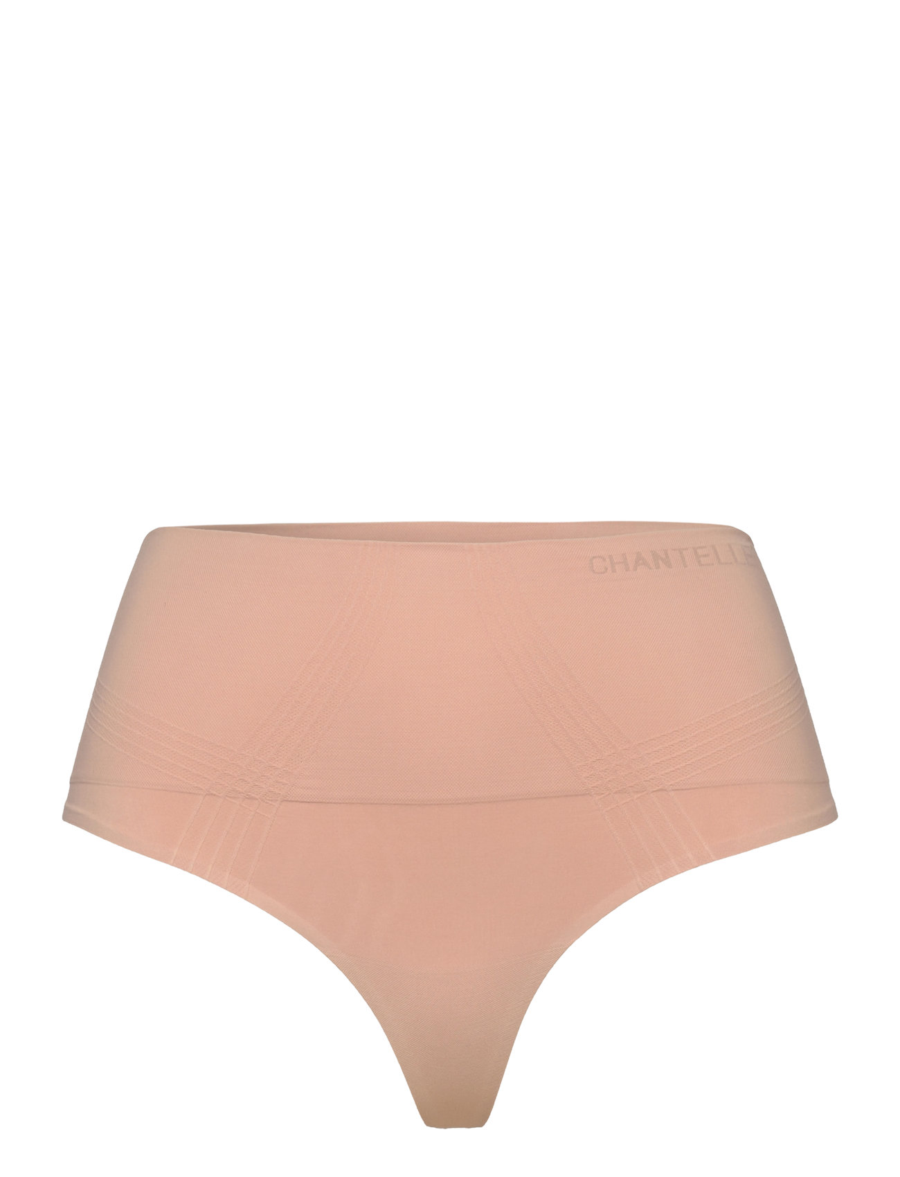 CHANTELLE Smooth Comfort Sculpting High-Waisted Stringtanga Cream - M - Damen