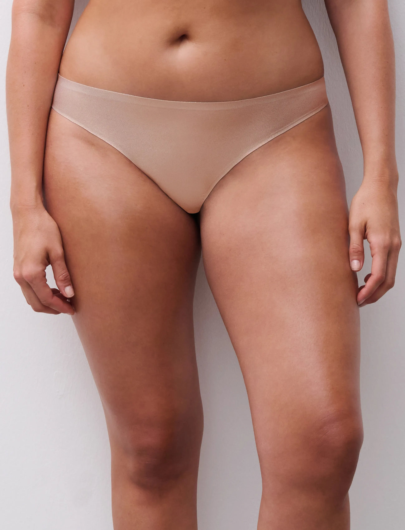 CHANTELLE Softstretch Thong, One Size, Beige, Trusser > G-Streng, Dame