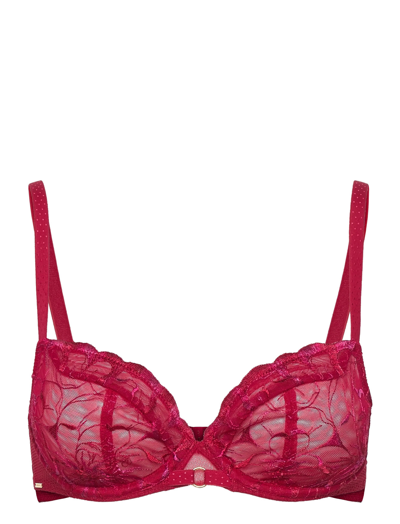 CHANTELLE Fleurs Underwire Covering BH Rot - Bx80 - Damen