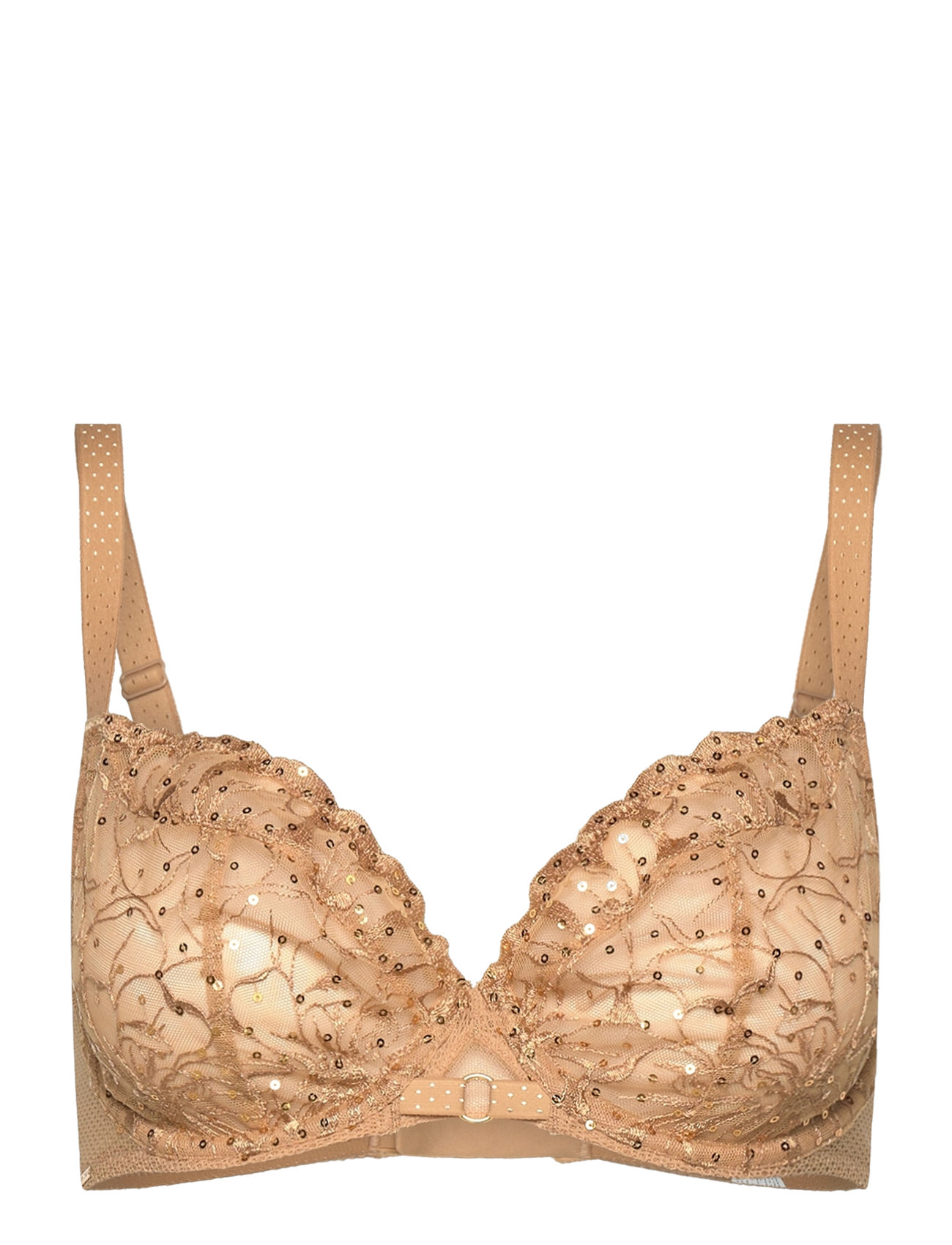 Fleurs Signature Covering Underwired Bra Lingerie Bras & Tops Wired Bras Beige CHANTELLE