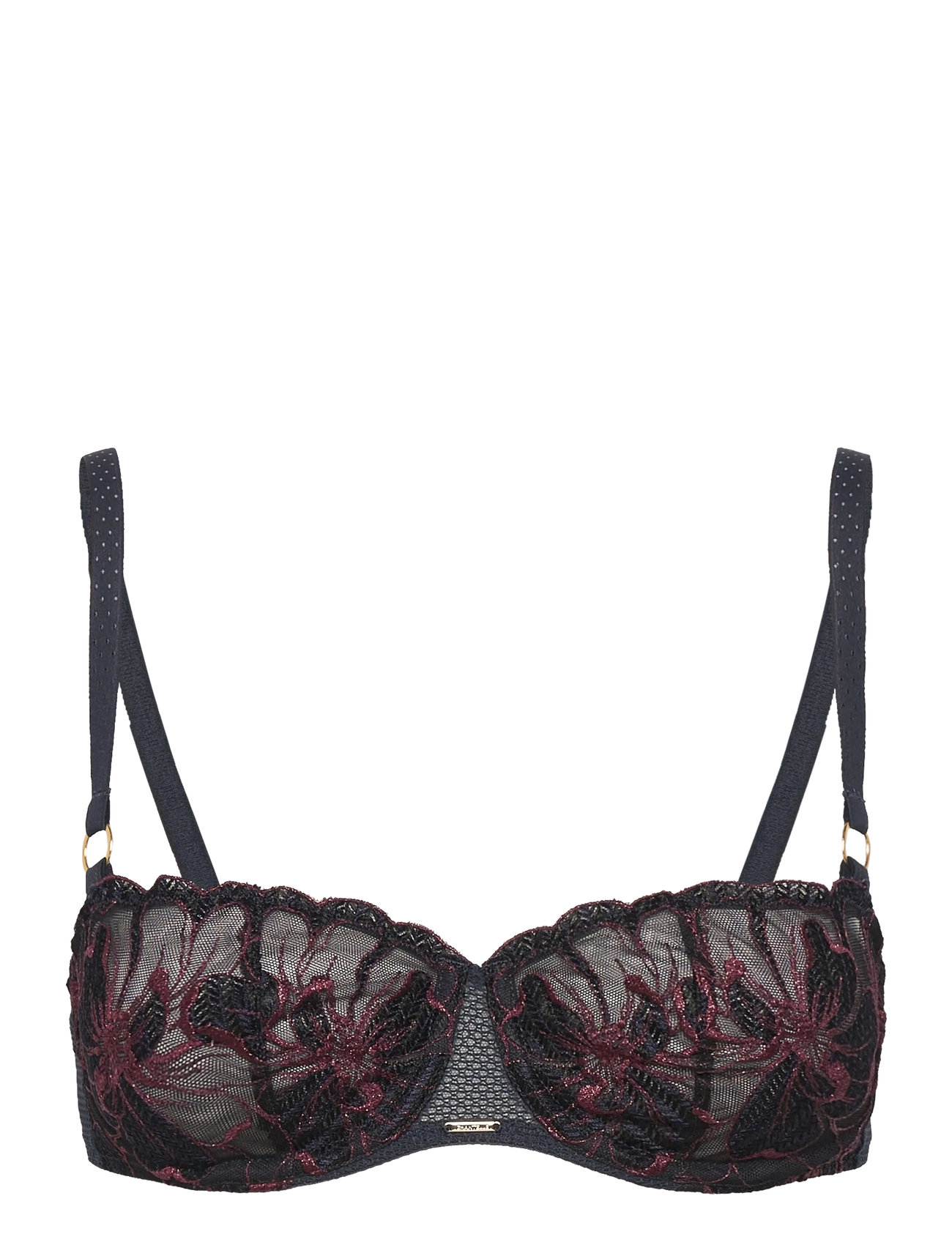 CHANTELLE Fleurs Signature Half-Cup Balcony BH Navy - Ex75 - Damen