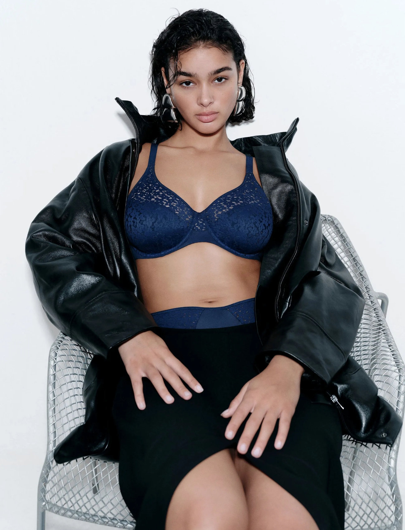 CHANTELLE Norah Covering Molded Bra, D x 80, Black, Bh'Er Og Toppe > Bh'Er Med Fuld Skål, Dame
